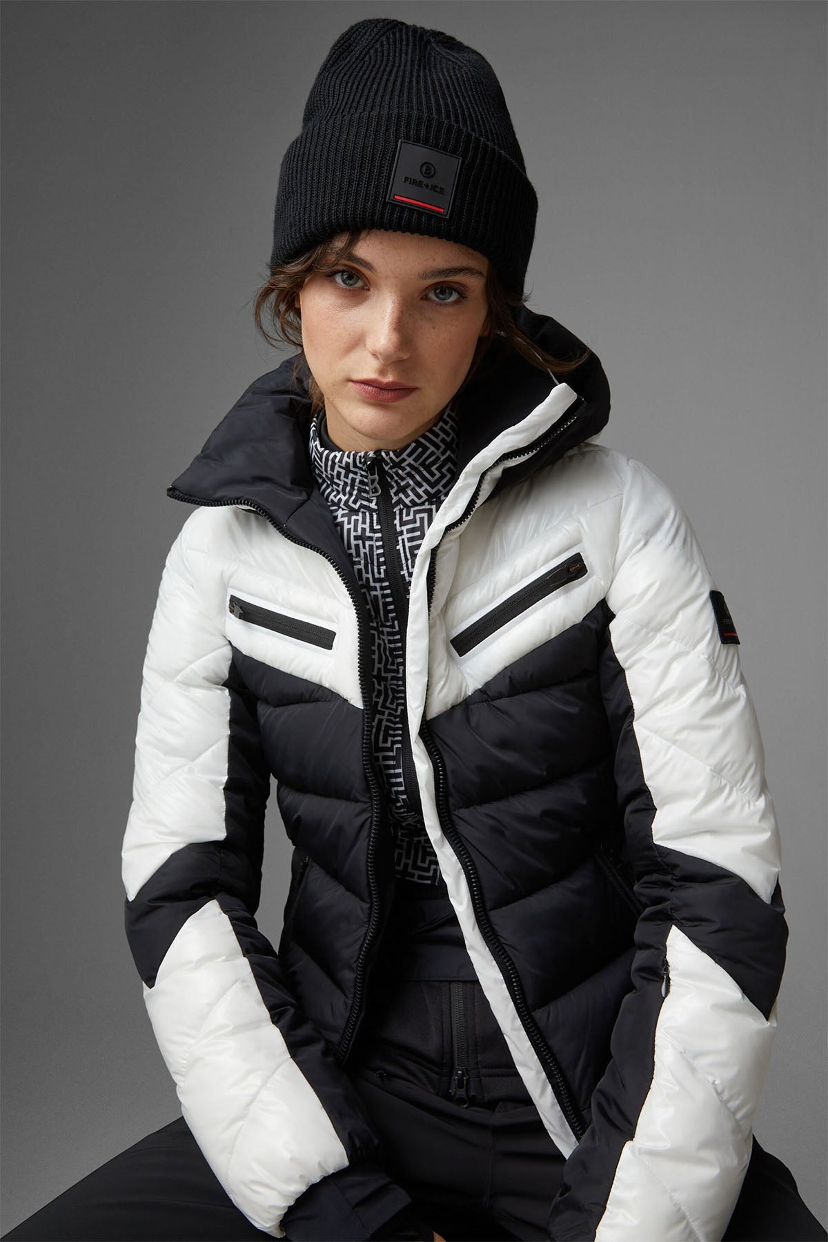 Bogner Fire Ice Farina Kapüşonlu Kayak Montu-Libas Trendy Fashion Store