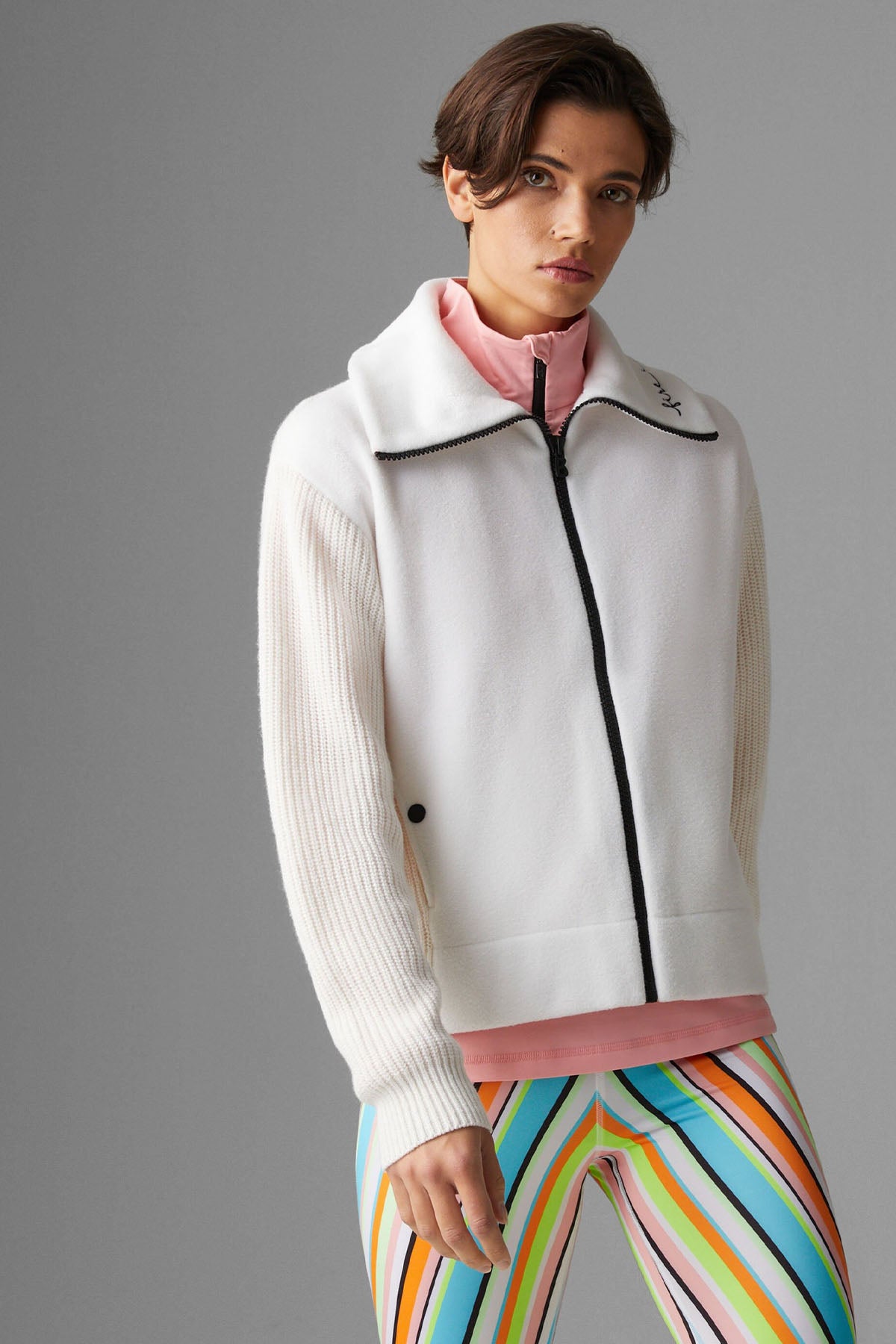 Bogner Britt Fire Ice Polarlı Örgü Triko Ceket-Libas Trendy Fashion Store