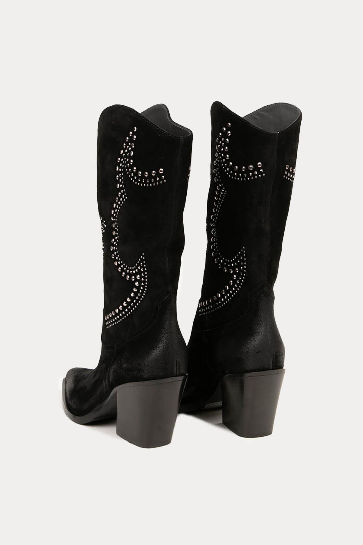 Fruit Sivri Küt Burun Süet Western Çizme-Libas Trendy Fashion Store