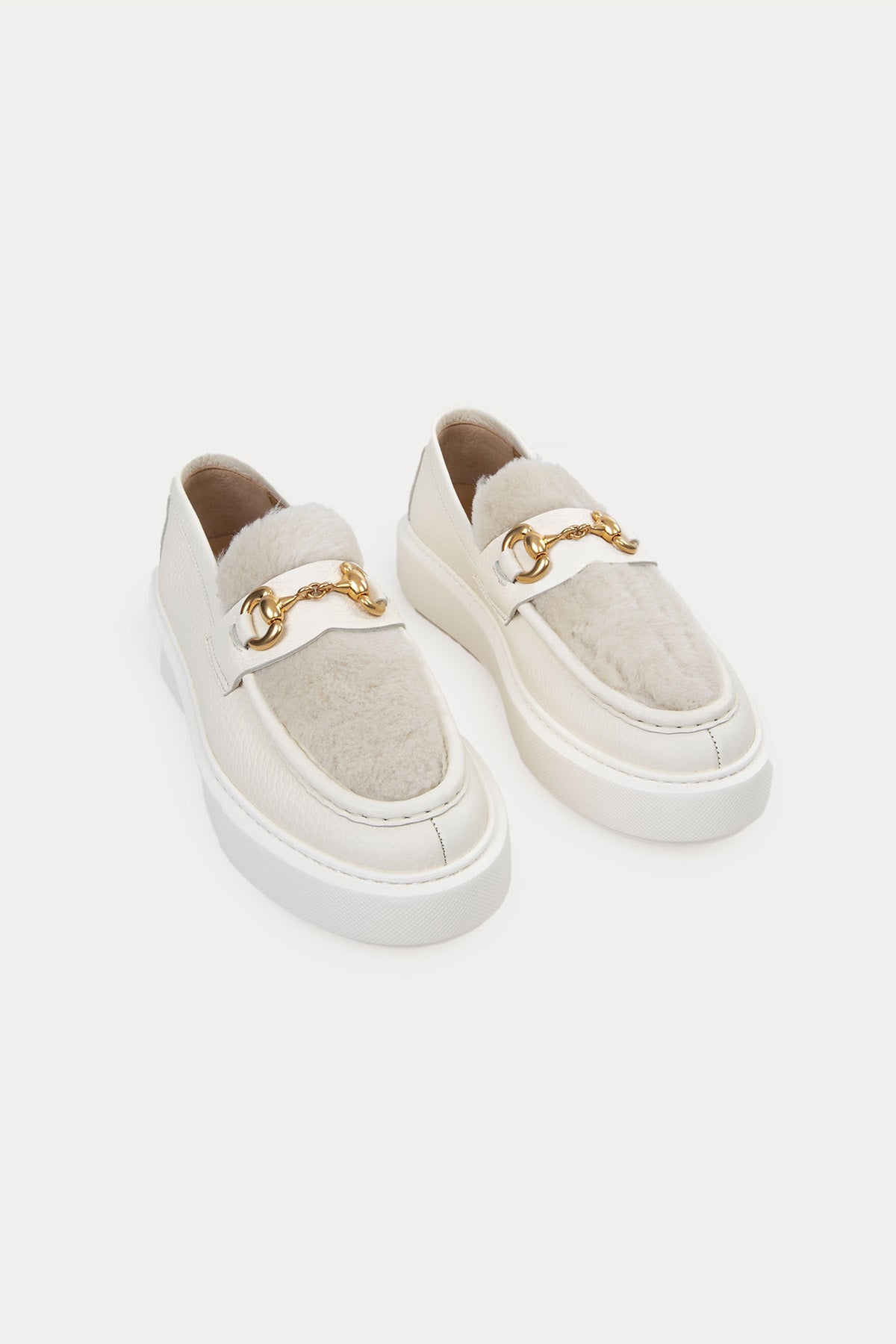 Henderson Livia Kürklü Deri Loafer Ayakkabı-Libas Trendy Fashion Store