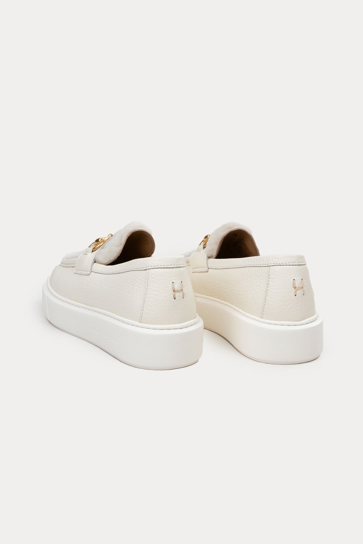 Henderson Livia Kürklü Deri Loafer Ayakkabı-Libas Trendy Fashion Store