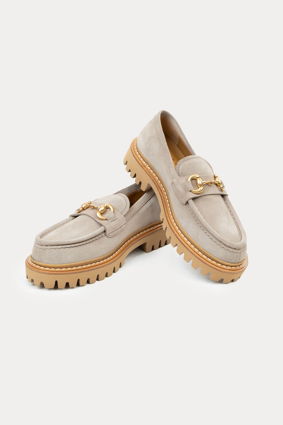 Henderson Bice Metal Tokalı Süet Loafer Ayakkabı-Libas Trendy Fashion Store