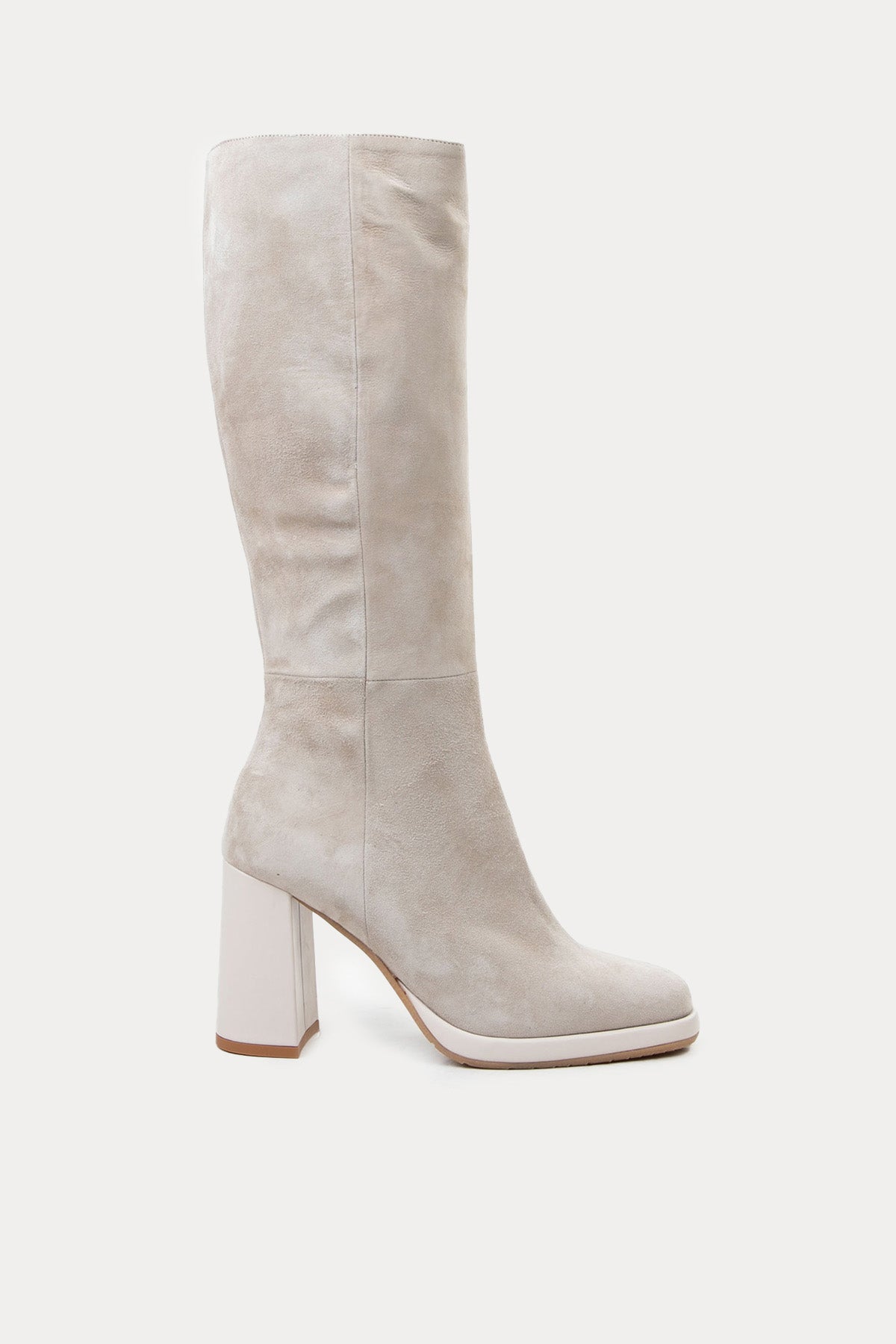 Albano Küt Burunlu Süet Çizme-Libas Trendy Fashion Store