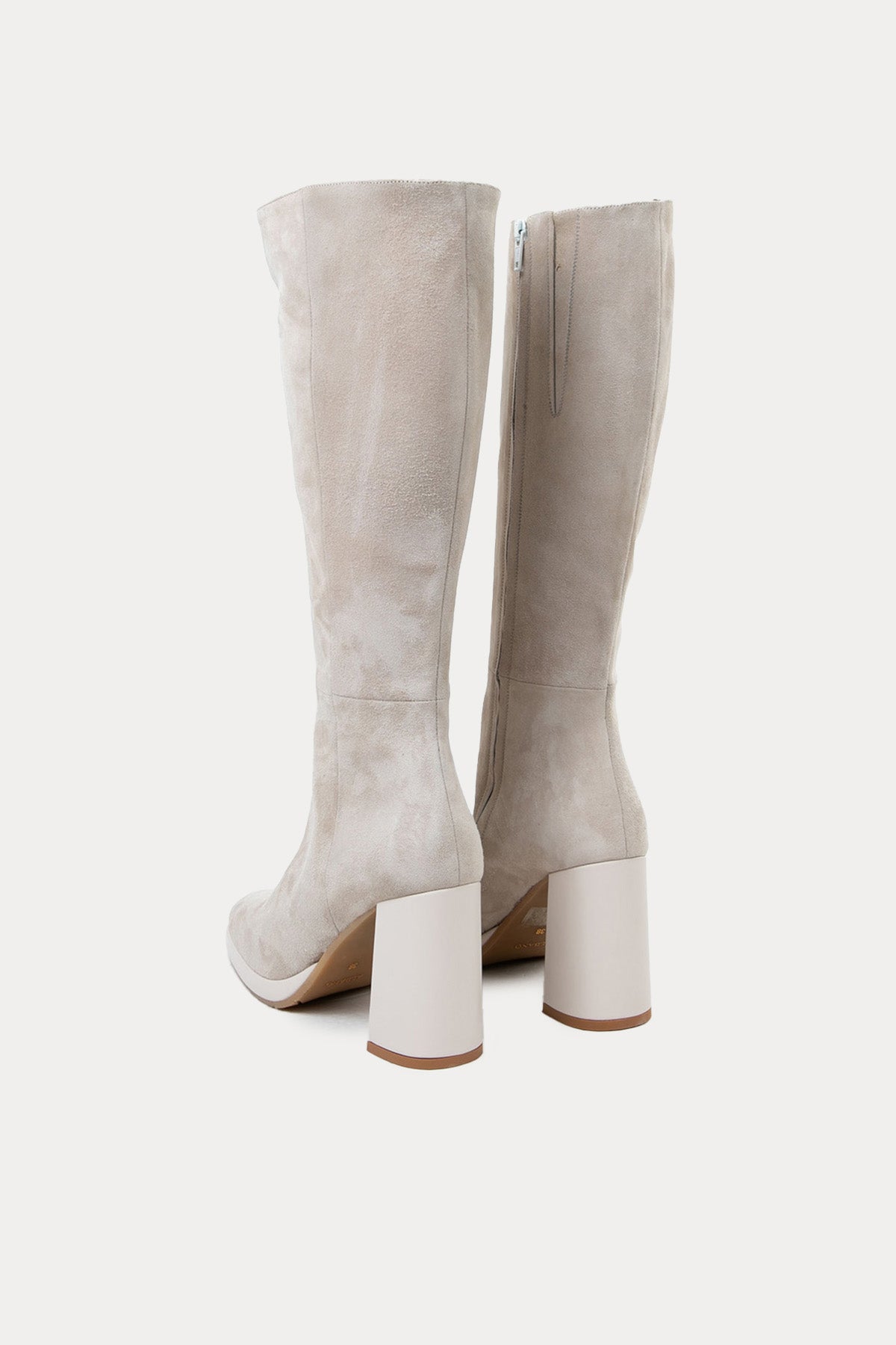 Albano Küt Burunlu Süet Çizme-Libas Trendy Fashion Store