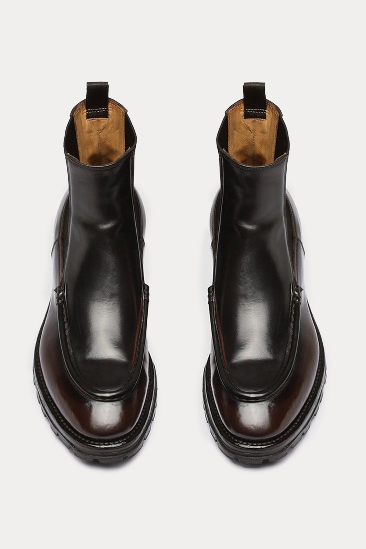 Officine Creative Vail Lastik Bantlı Deri Bot