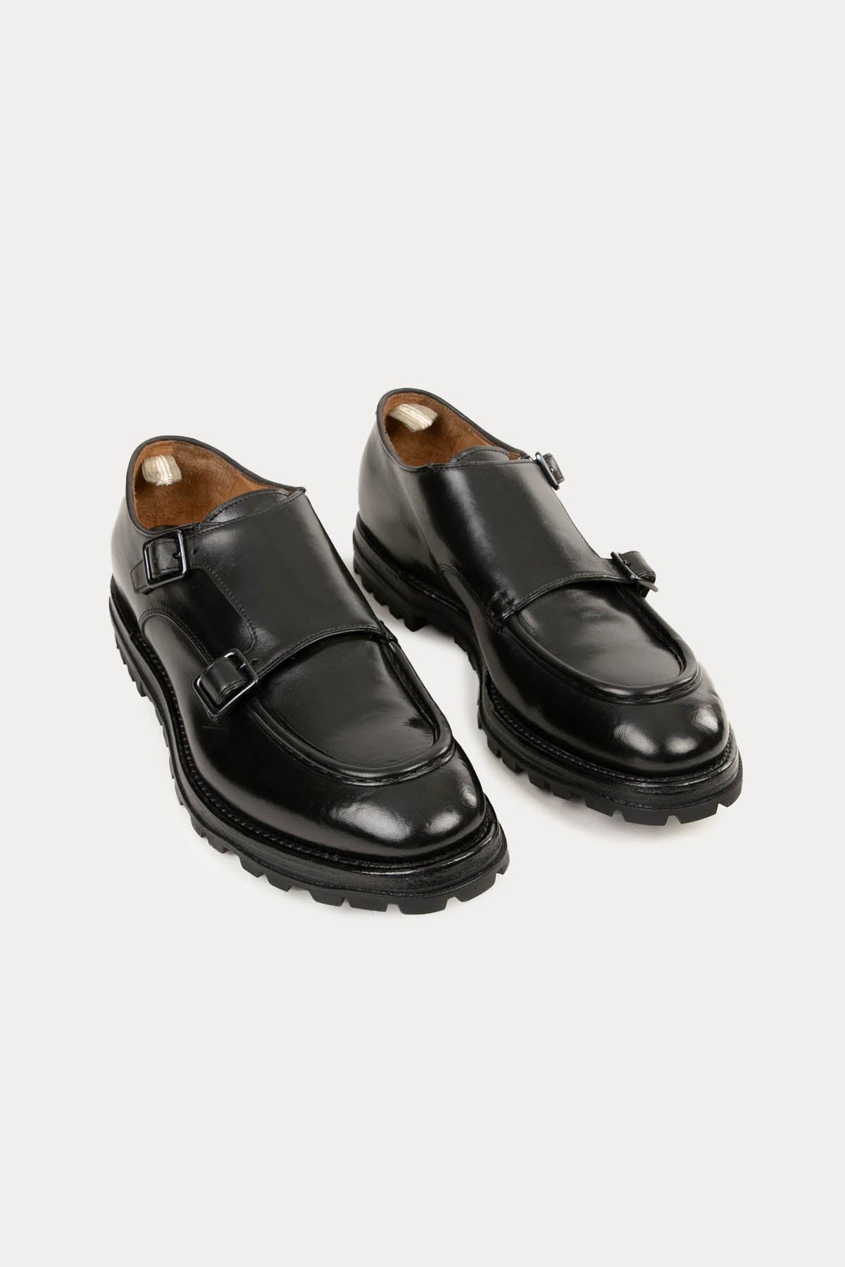 Officine Creative Vail Çift Tokalı Deri Loafer Ayakkabı