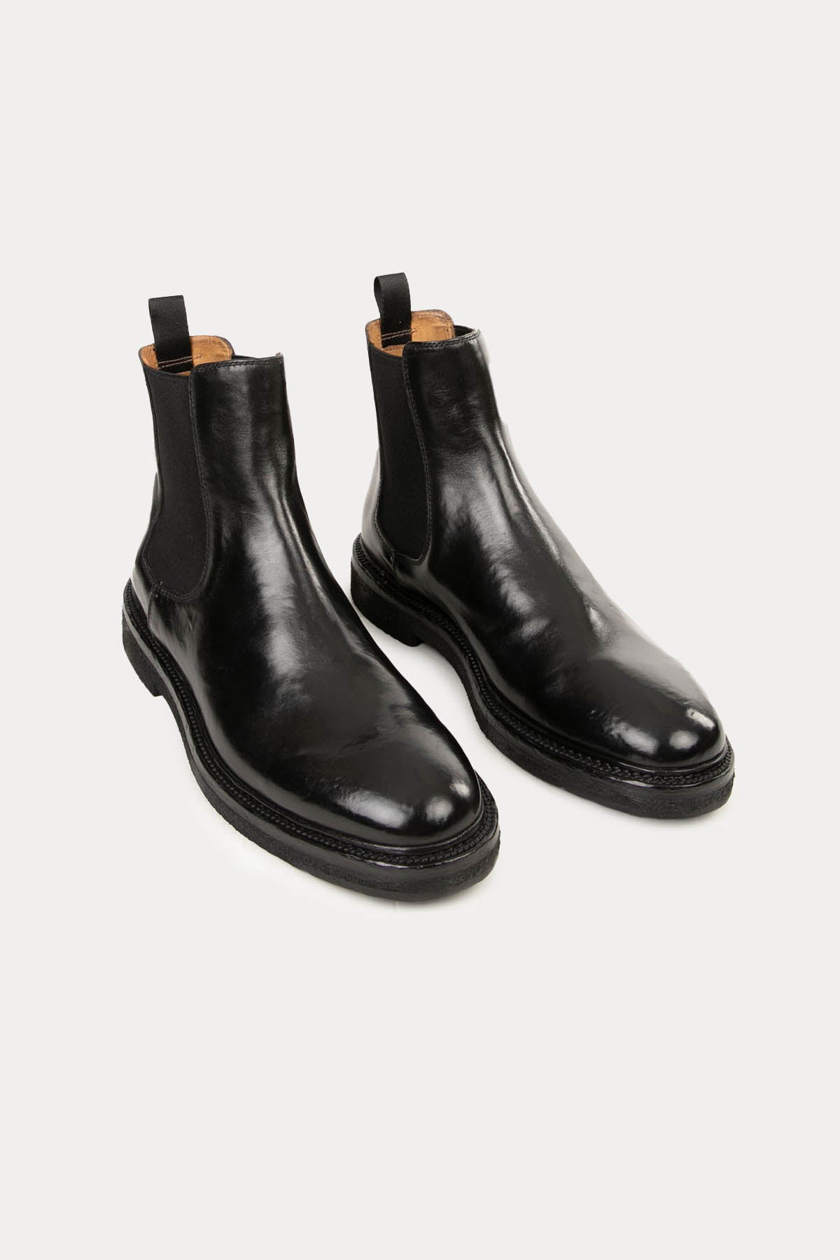 Officine Creative Hopkins Crepe Lastik Bantlı Deri Bot-Libas Trendy Fashion Store