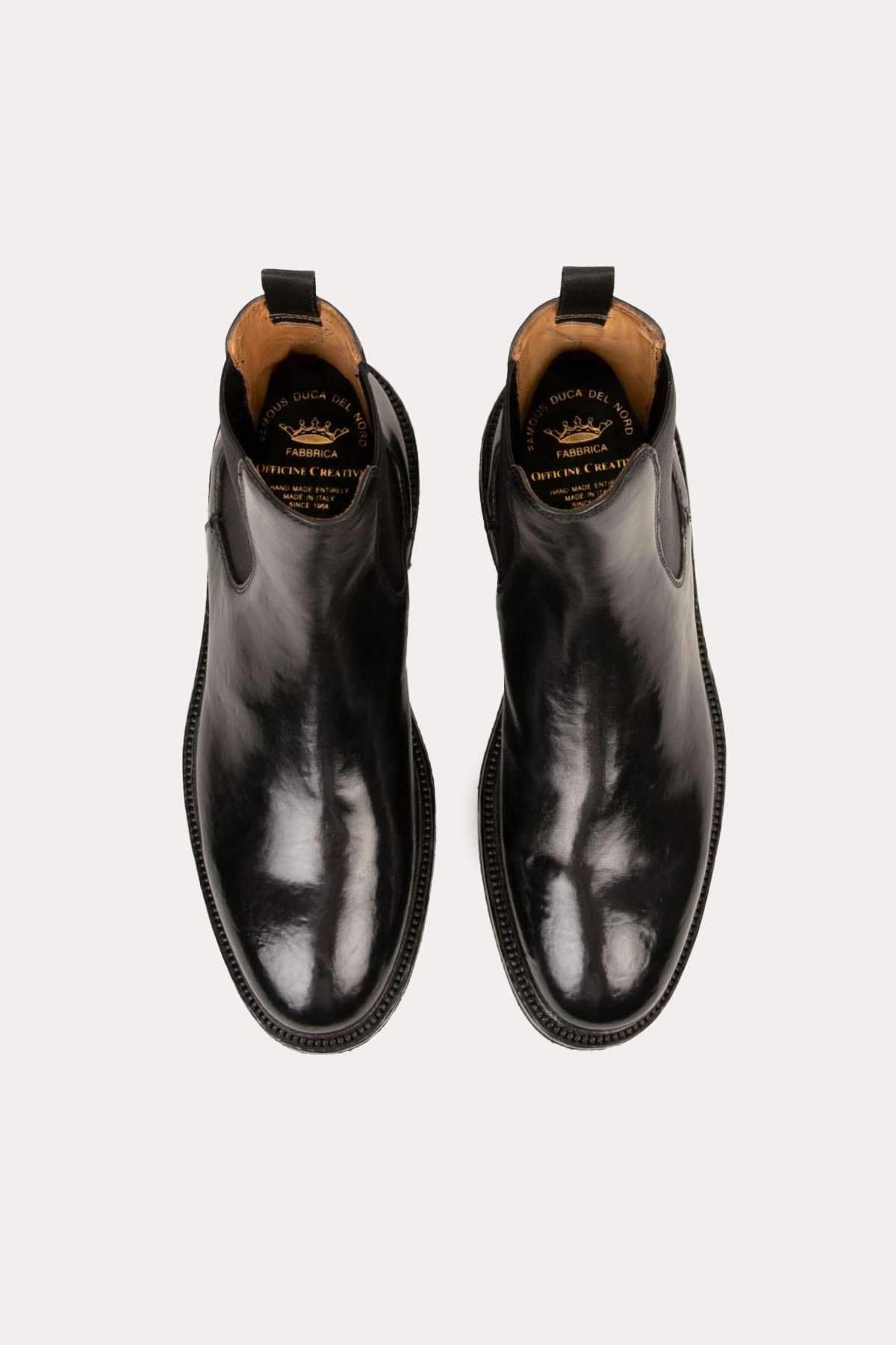 Officine Creative Hopkins Crepe Lastik Bantlı Deri Bot-Libas Trendy Fashion Store