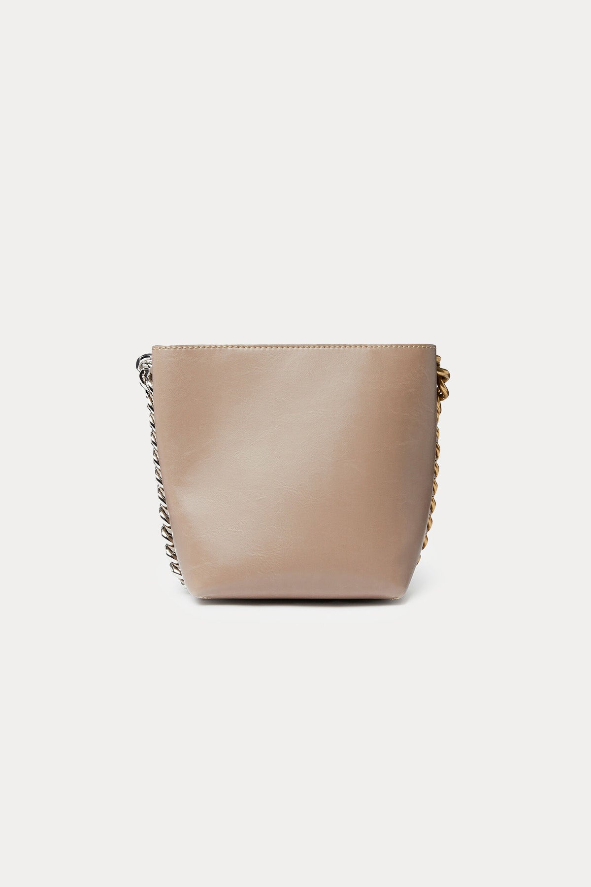Stella Mccartney Gold Silver Zincir Askılı Bucket Çanta-Libas Trendy Fashion Store