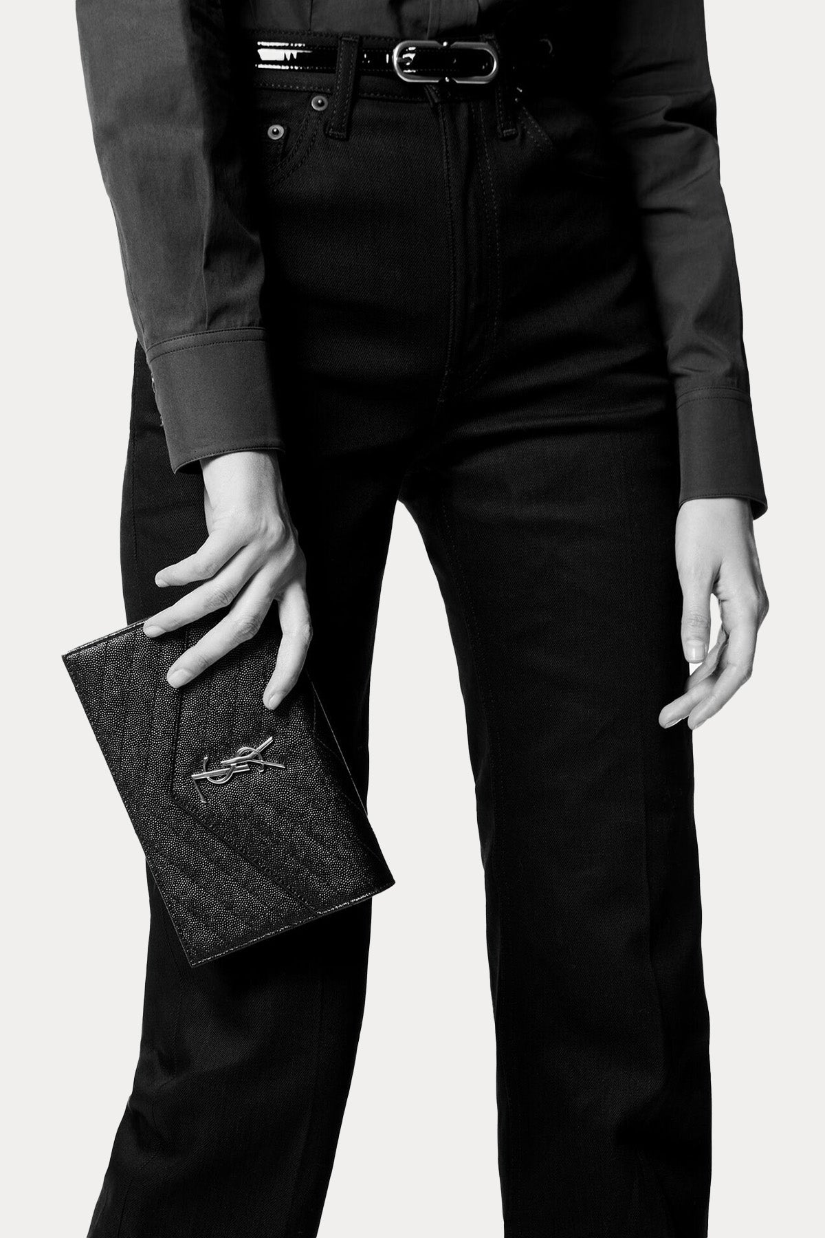 Saint Laurent Deri Clutch Çanta-Libas Trendy Fashion Store