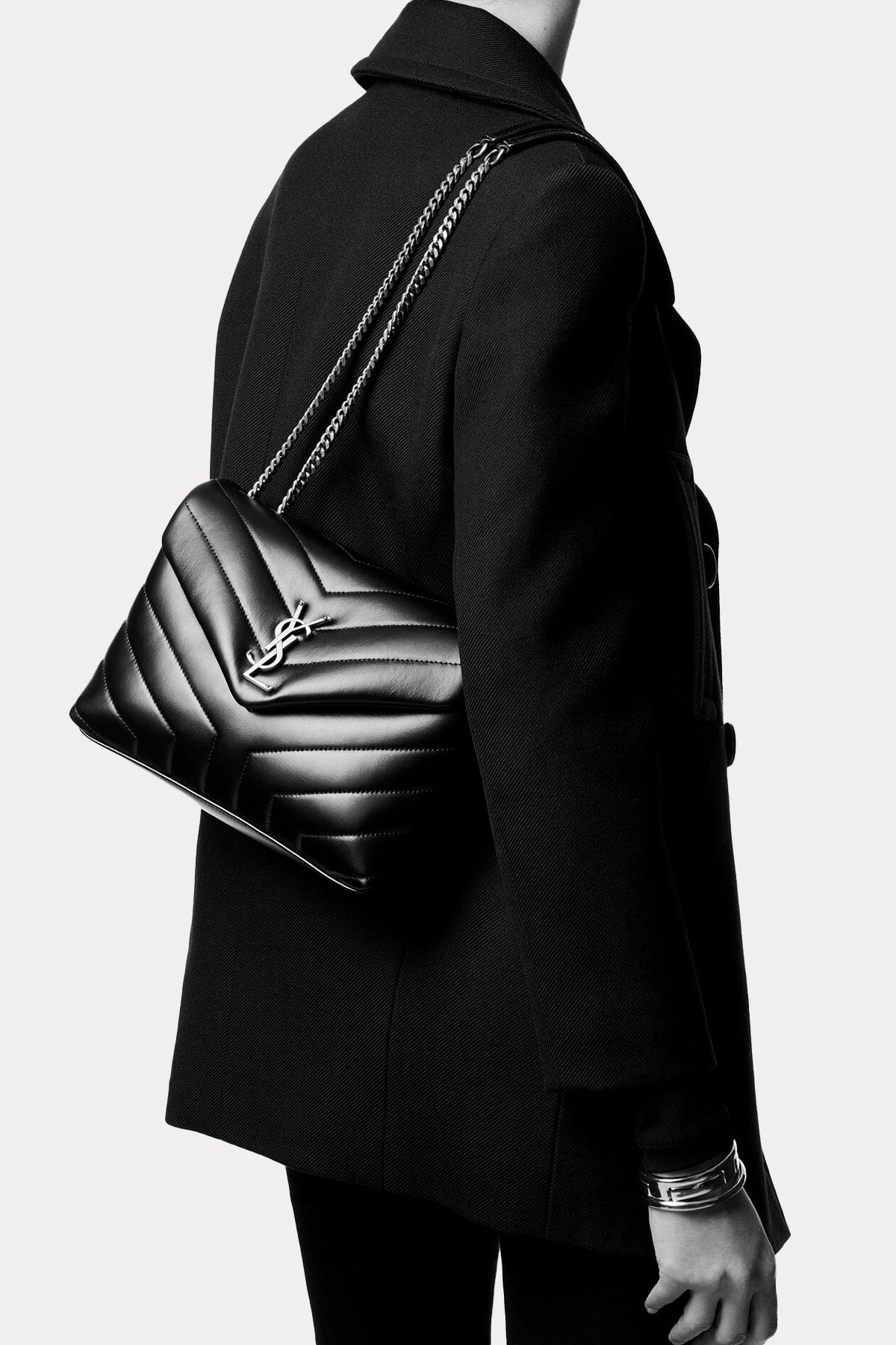 Saint Laurent Zincir Askılı Deri Omuz Çantası-Libas Trendy Fashion Store