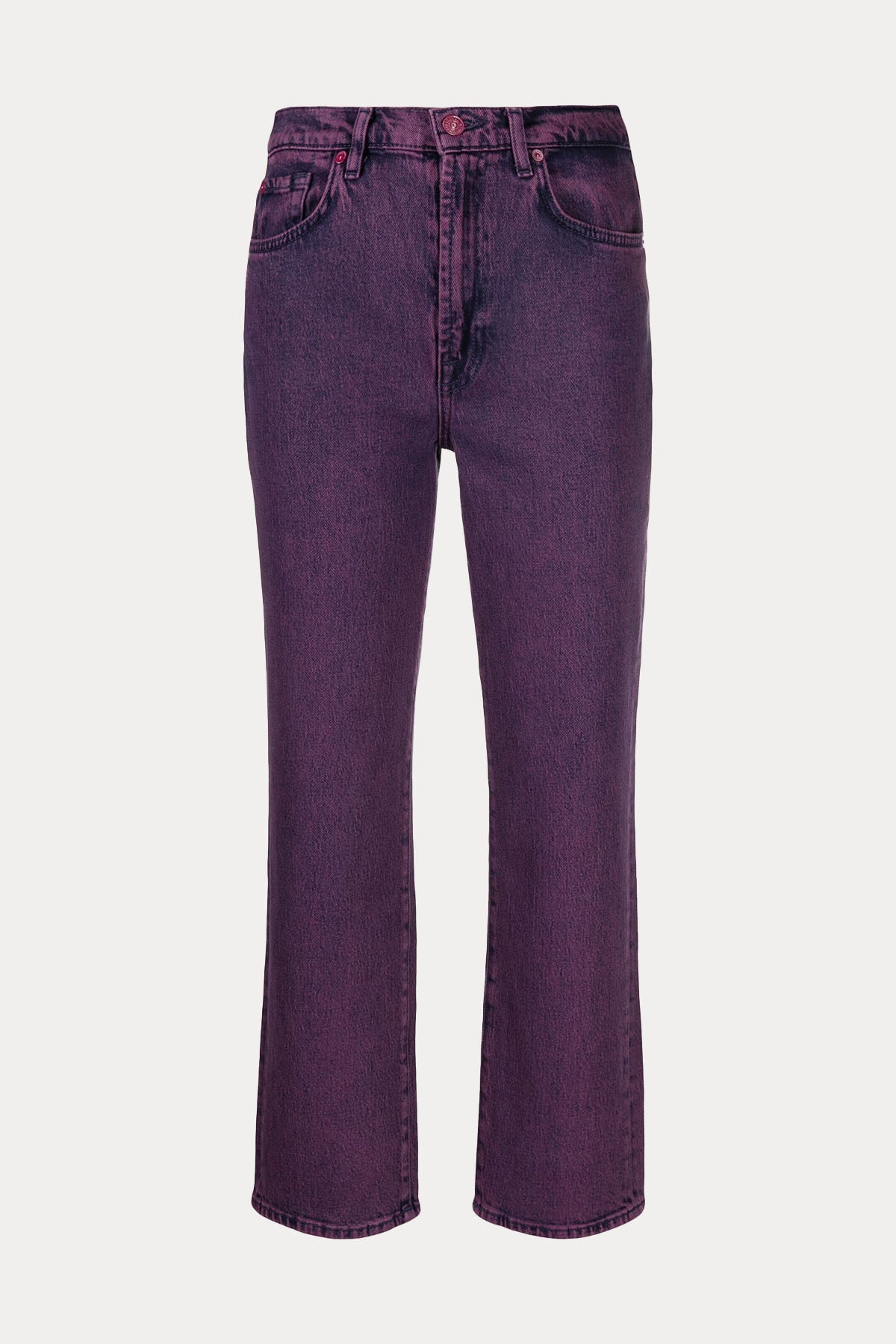 7 For All Mankind Logan Stovepipe Straight Fit Yıkamalı Jeans-Libas Trendy Fashion Store