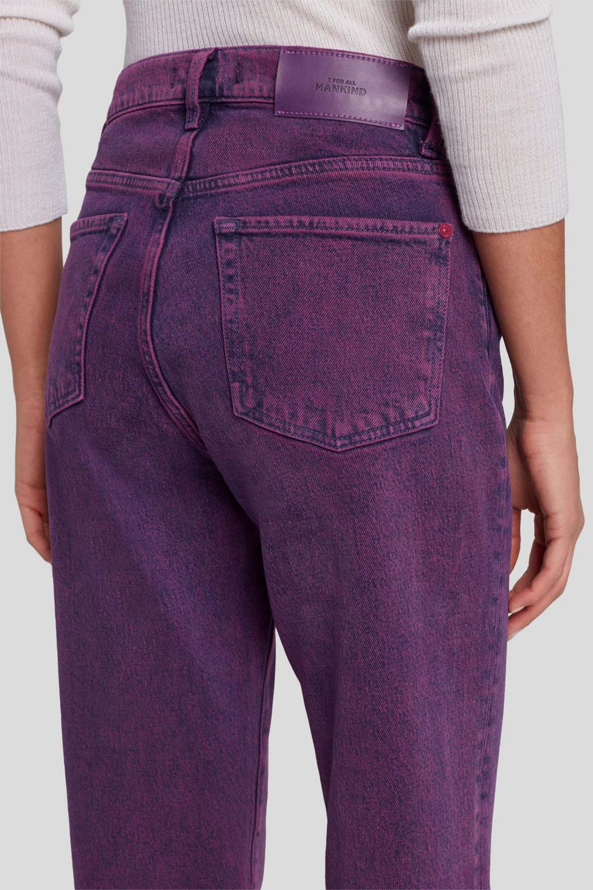 7 For All Mankind Logan Stovepipe Straight Fit Yıkamalı Jeans-Libas Trendy Fashion Store