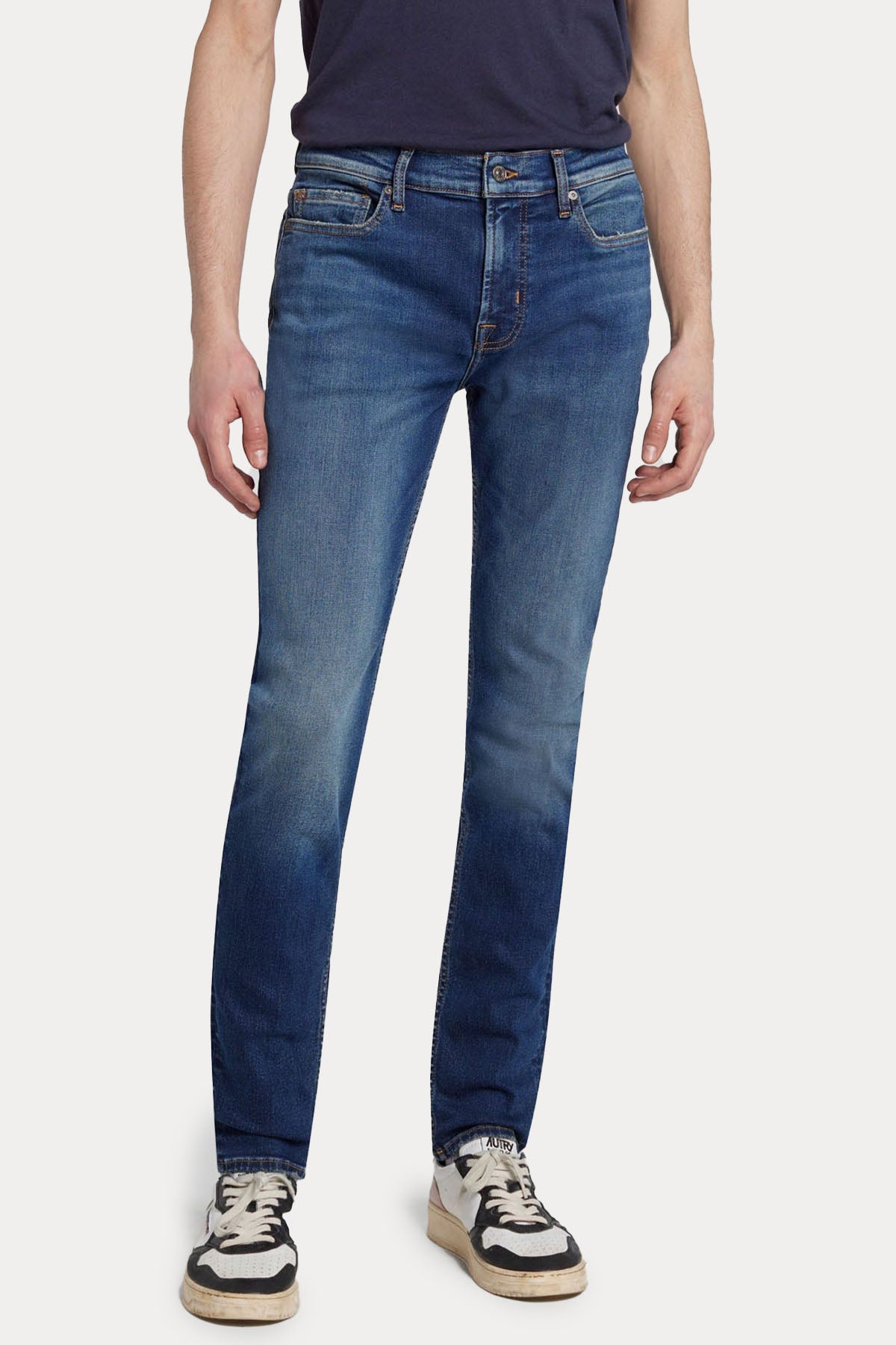 7 For All Mankind Paxtyn Skinny Fit Streç Jeans-Libas Trendy Fashion Store