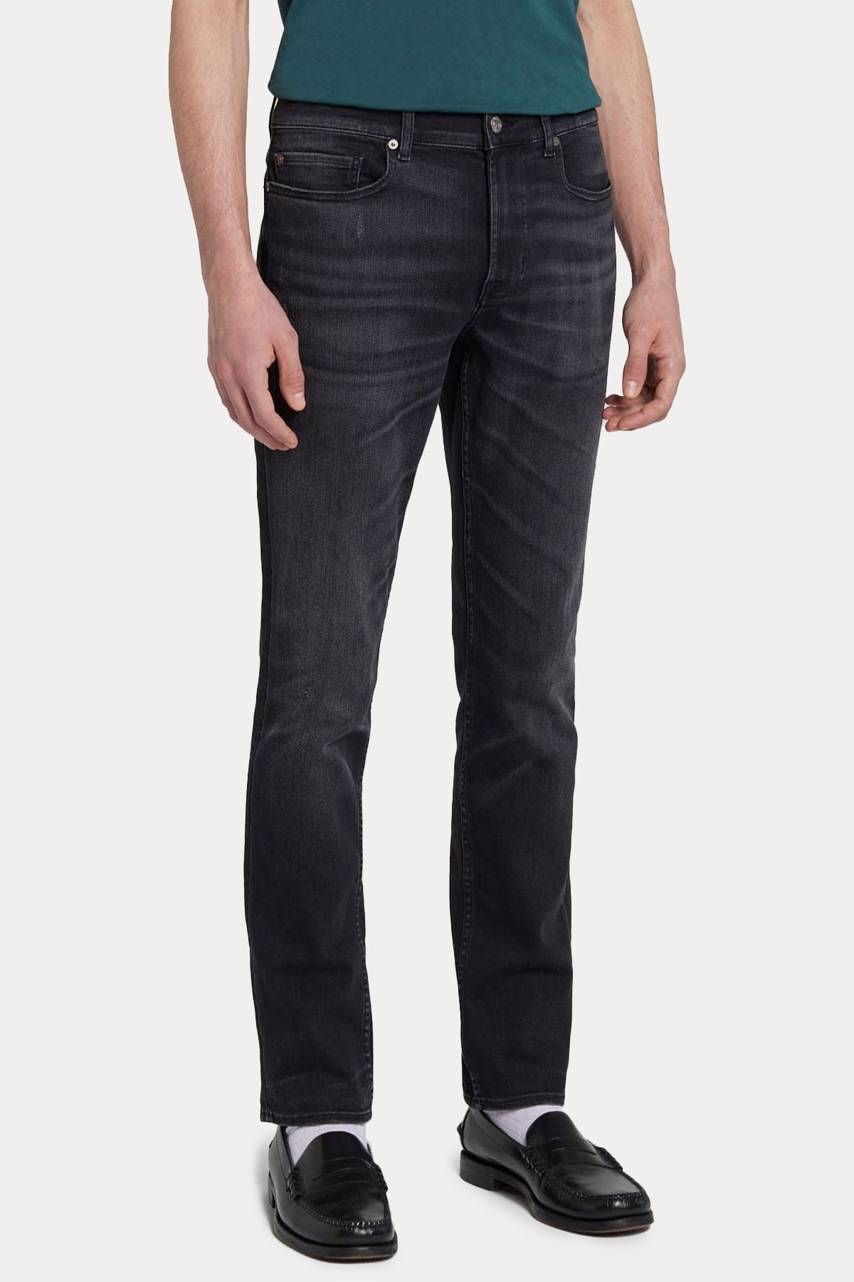 7 For All Mankind Paxtyn Skinny Fit Streç Yıkanmış Jeans-Libas Trendy Fashion Store