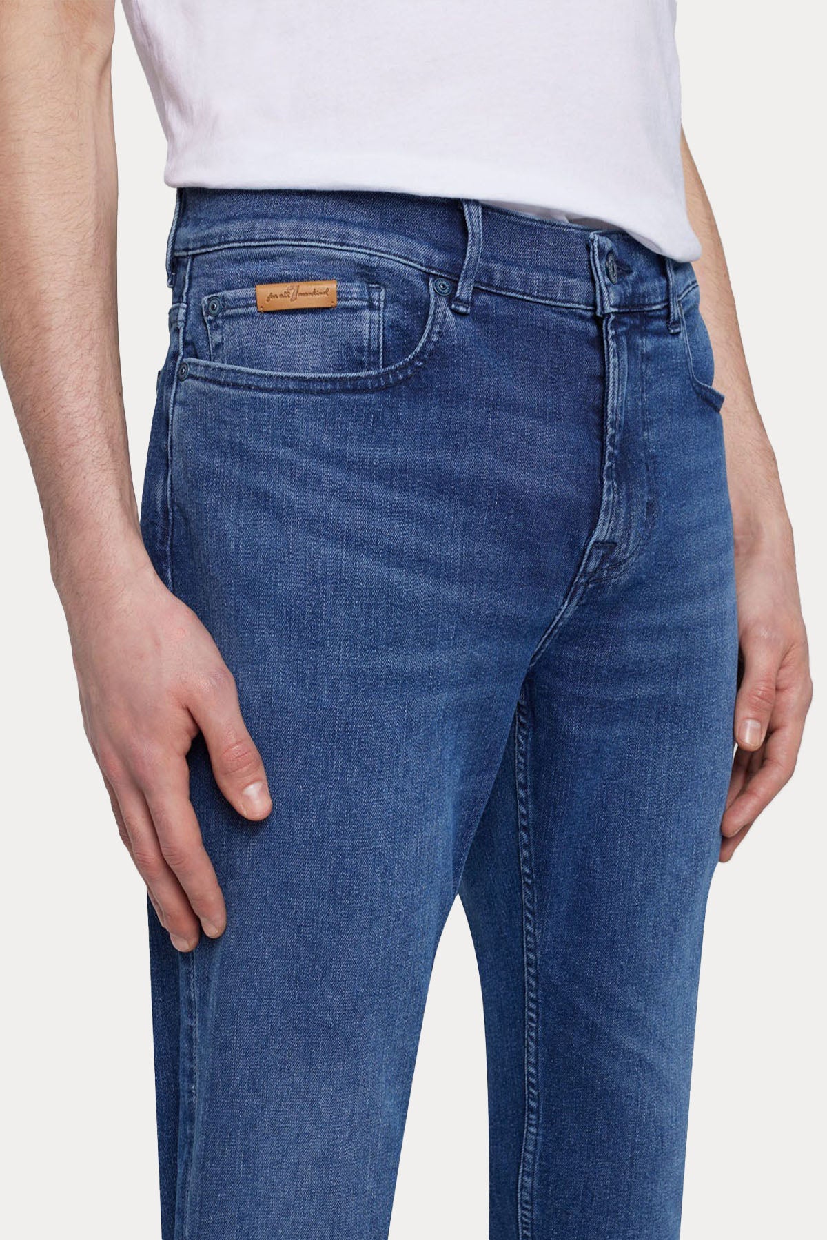 7 For All Mankind Paxtyn Skinny Fit Streç Jeans-Libas Trendy Fashion Store