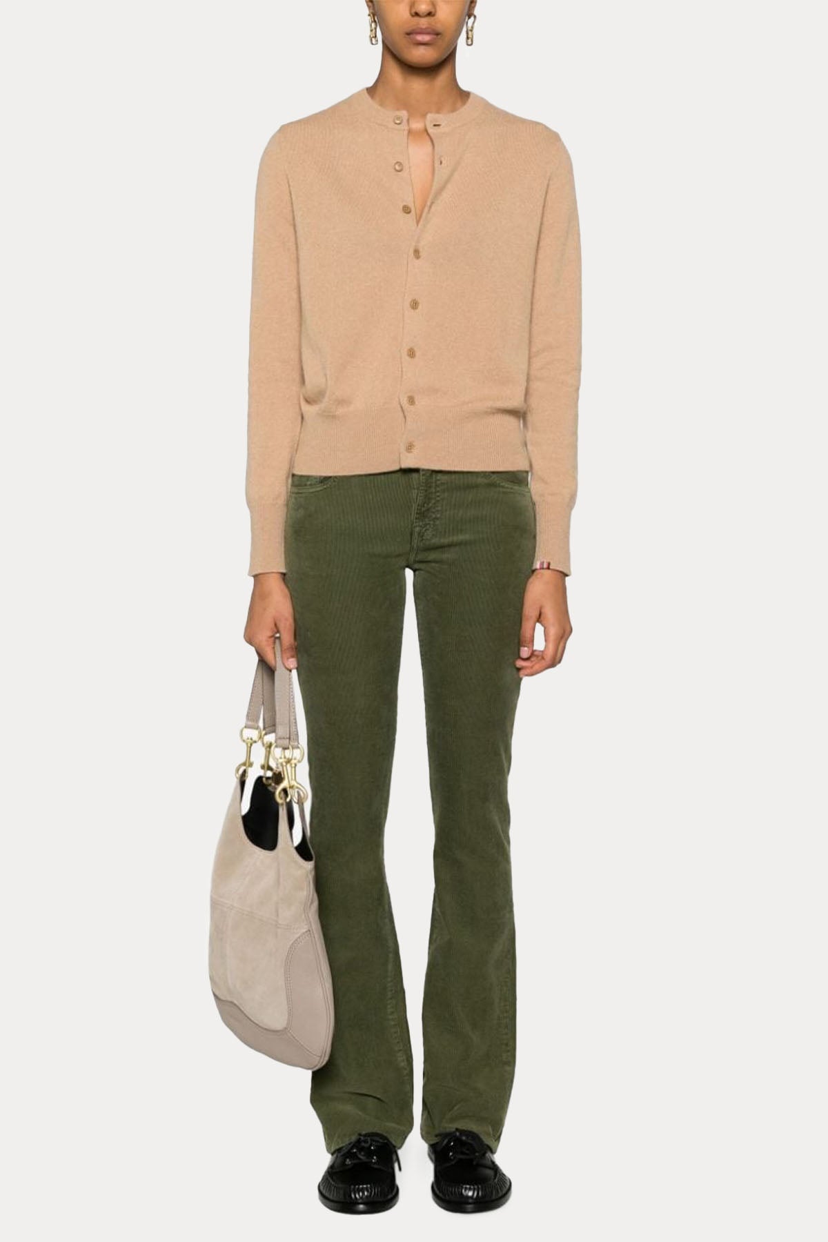 7 For All Mankind Roxanne Çan Paça Fitilli Kadife Pantolon-Libas Trendy Fashion Store