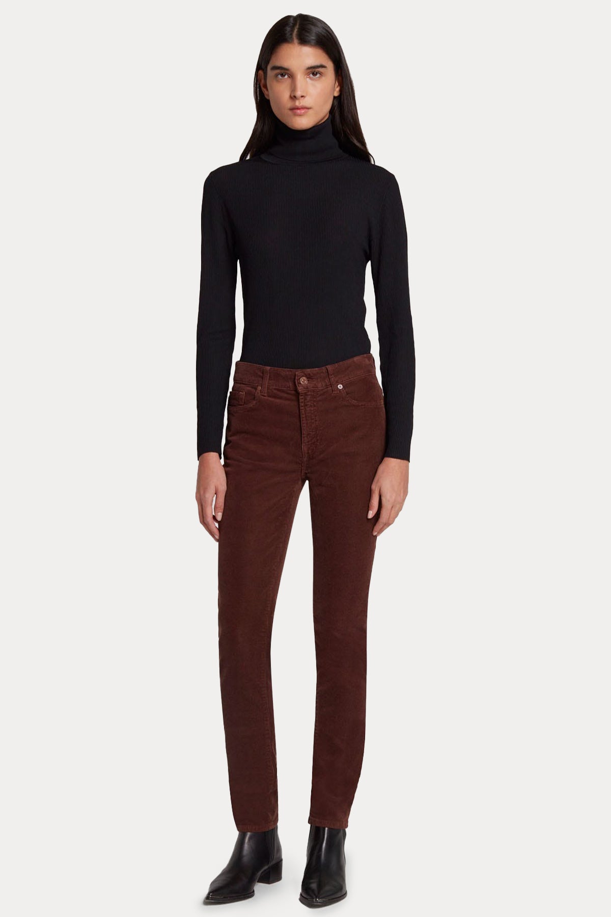 7 For All Mankind Roxanne Slim Fit Fitilli Kadife Pantolon-Libas Trendy Fashion Store