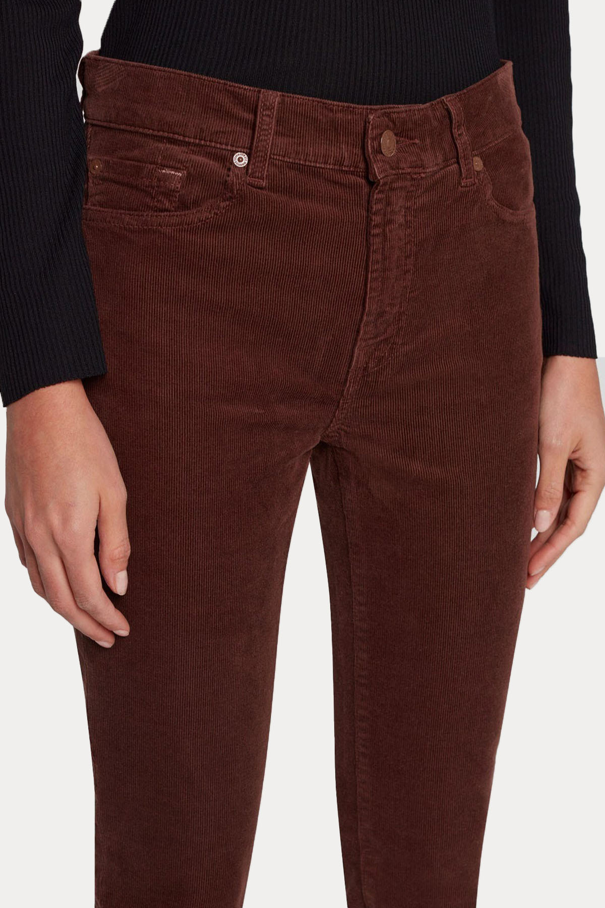 7 For All Mankind Roxanne Slim Fit Fitilli Kadife Pantolon-Libas Trendy Fashion Store