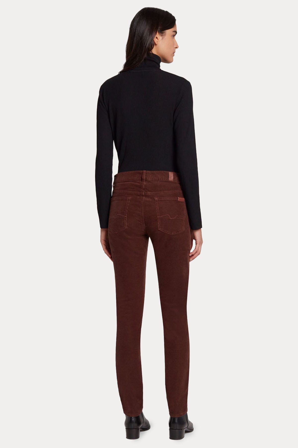 7 For All Mankind Roxanne Slim Fit Fitilli Kadife Pantolon-Libas Trendy Fashion Store