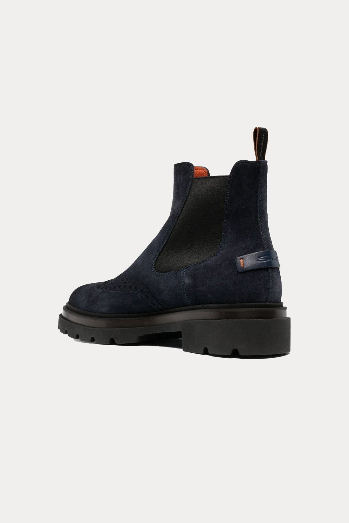 Santoni Lastik Bantlı Süet Bot-Libas Trendy Fashion Store