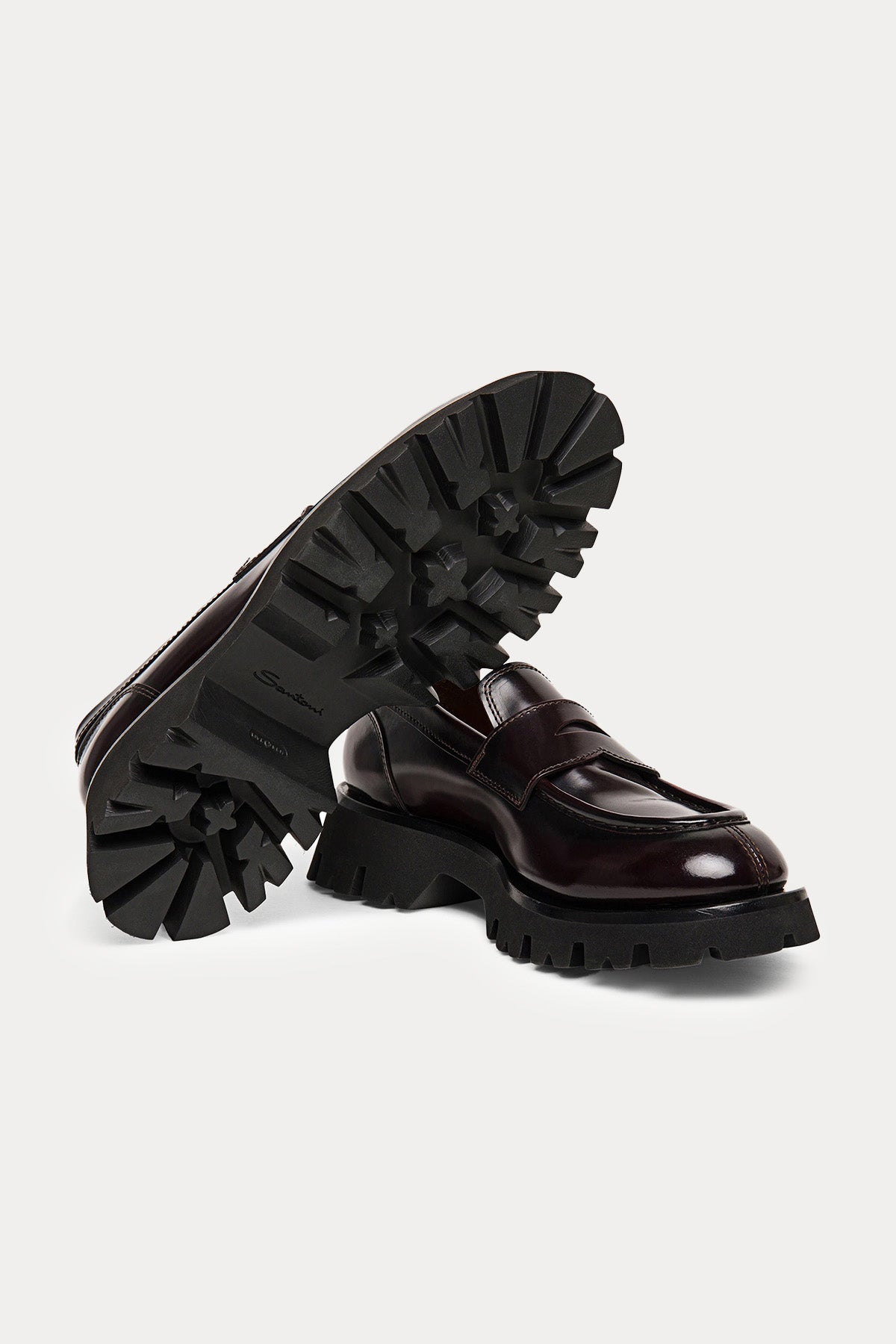 Santoni Deri Loafer Ayakkabı-Libas Trendy Fashion Store