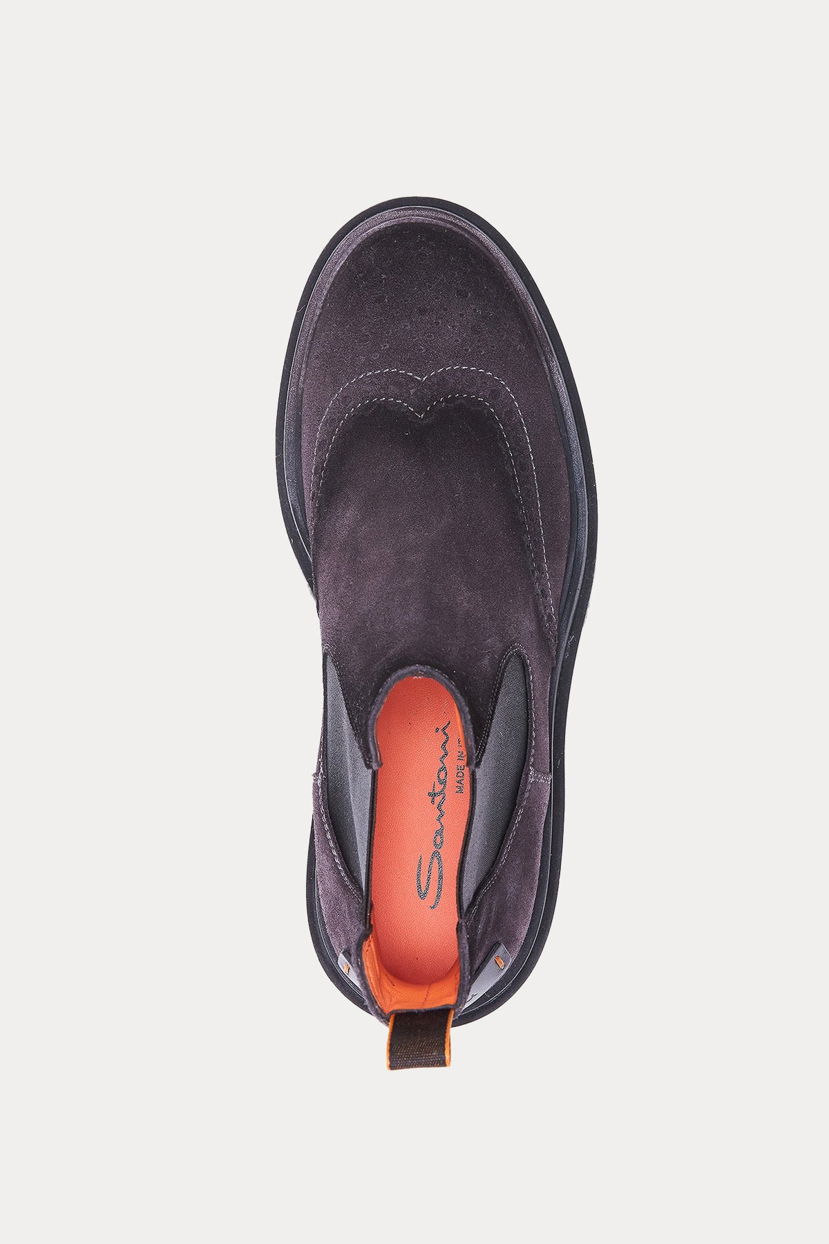 Santoni Lastik Bantlı Süet Bot-Libas Trendy Fashion Store