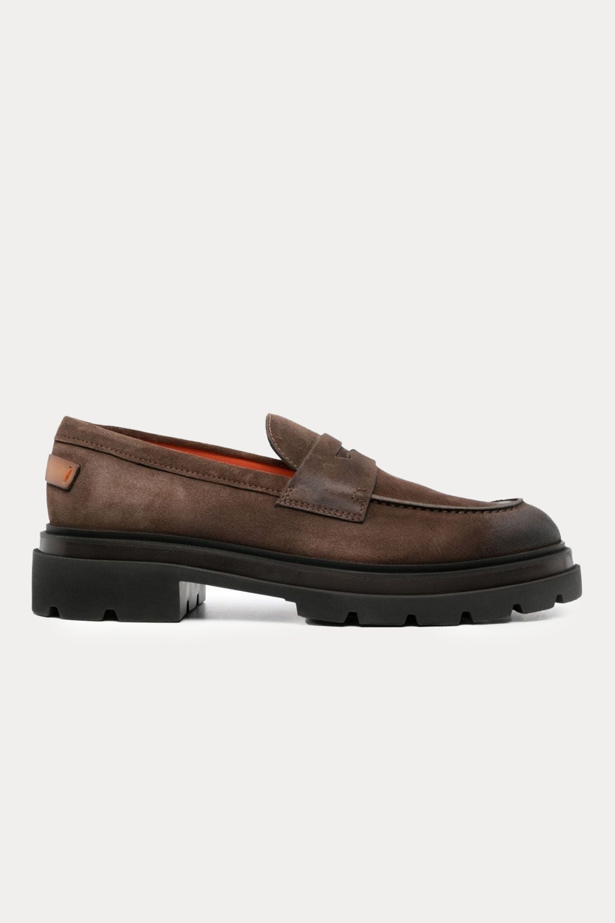 Santoni Süet Loafer Ayakkabı-Libas Trendy Fashion Store