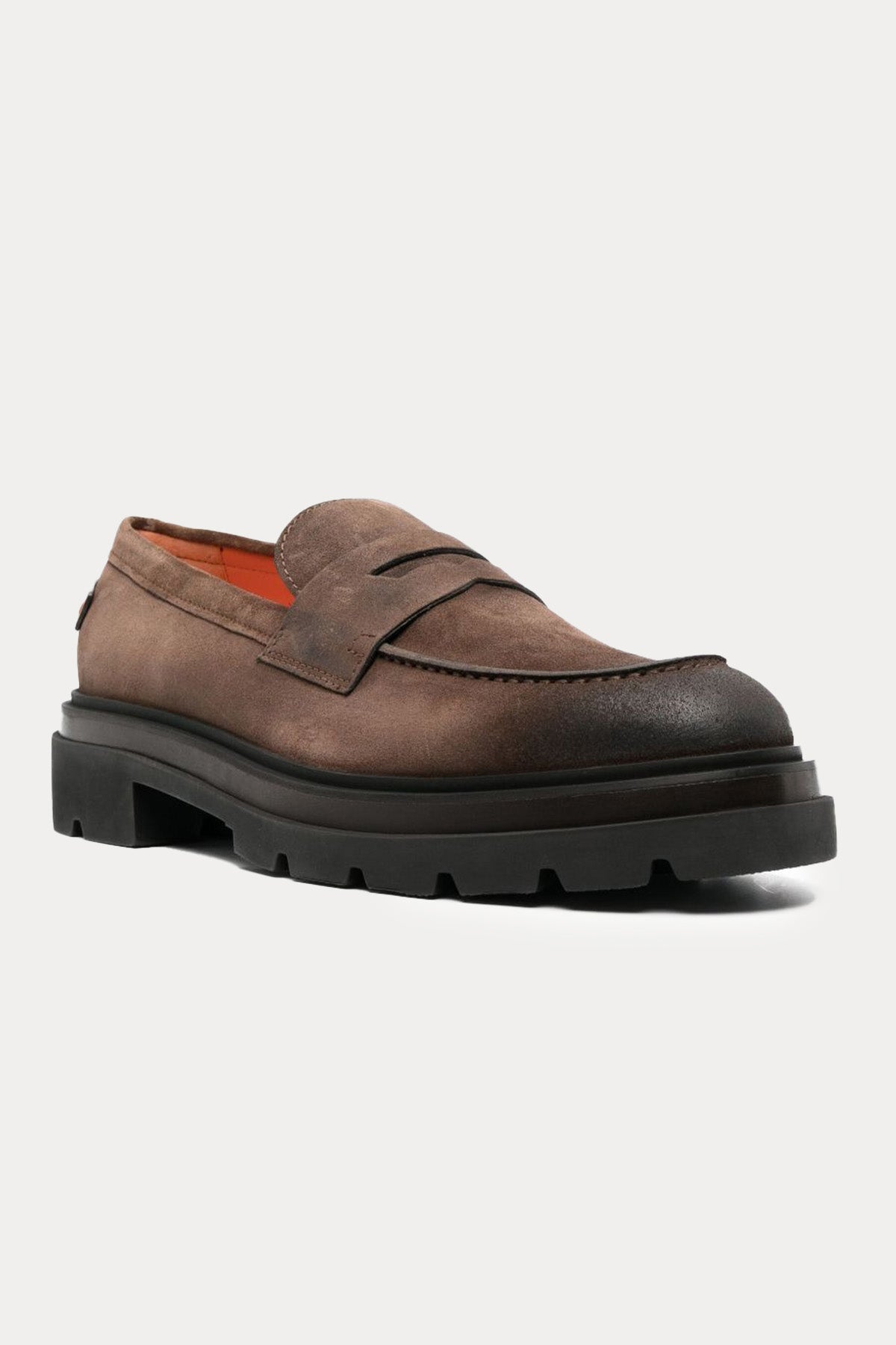Santoni Süet Loafer Ayakkabı-Libas Trendy Fashion Store