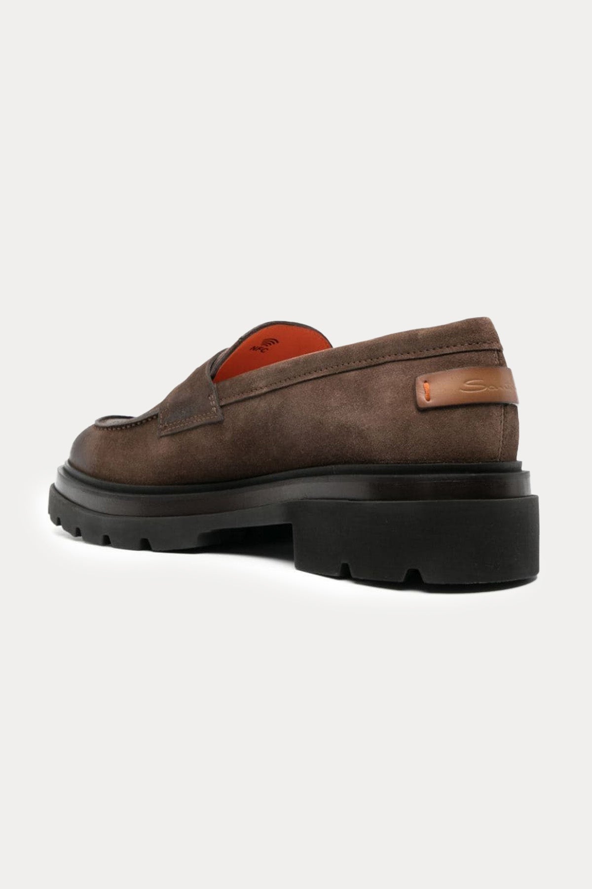 Santoni Süet Loafer Ayakkabı-Libas Trendy Fashion Store