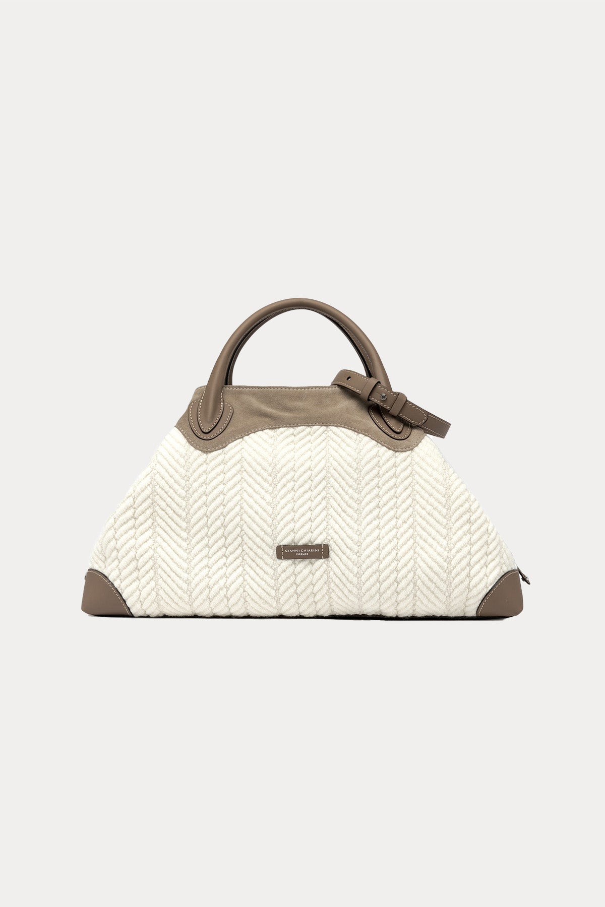 Gianni Chiarini Judy Deri Profilli Süet Saç Örgü Çanta-Libas Trendy Fashion Store