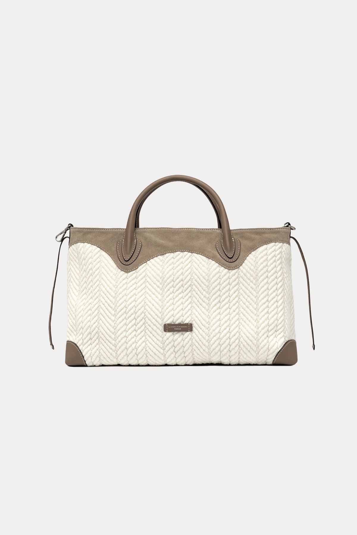 Gianni Chiarini Judy Deri Profilli Süet Saç Örgü Çanta-Libas Trendy Fashion Store