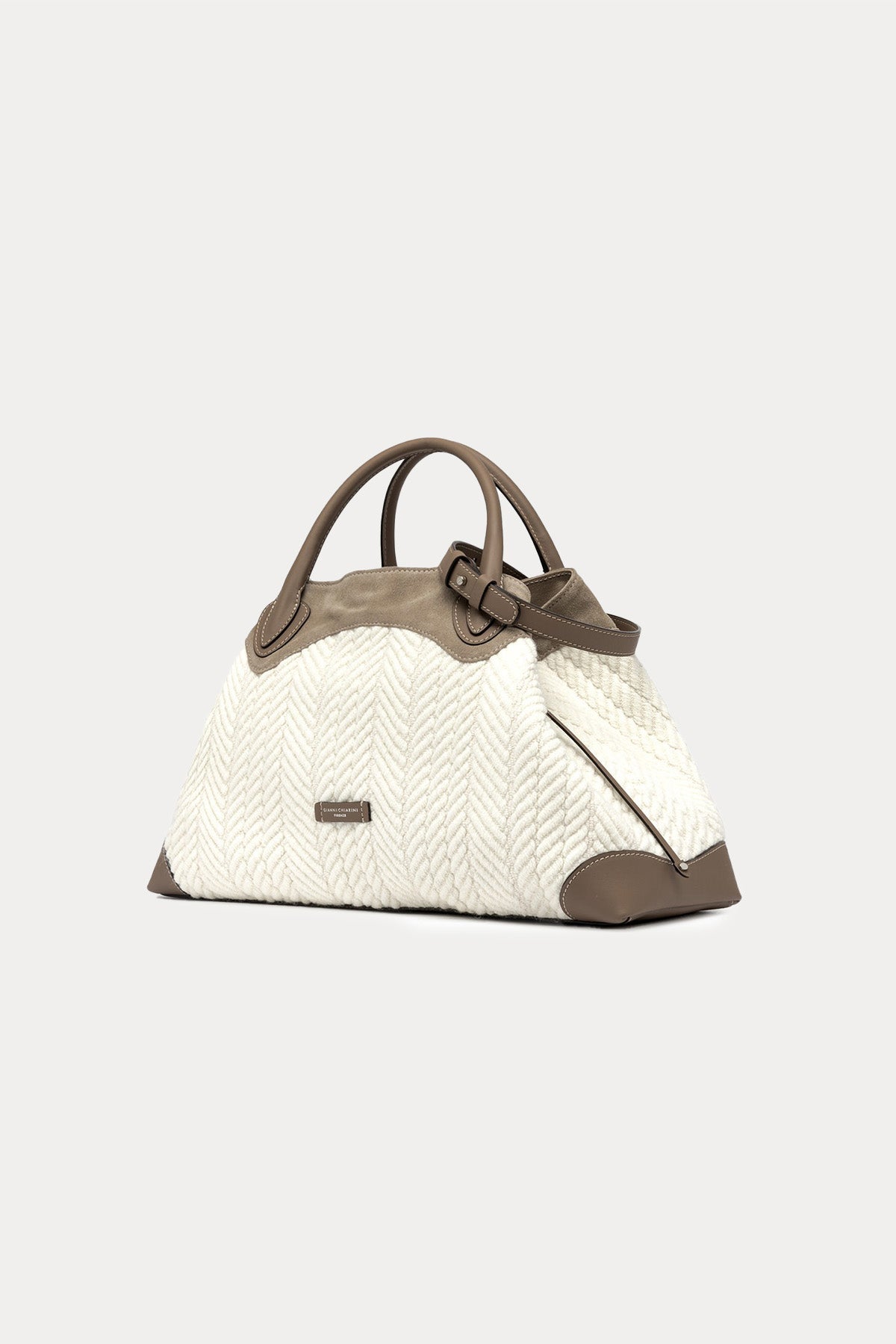 Gianni Chiarini Judy Deri Profilli Süet Saç Örgü Çanta-Libas Trendy Fashion Store