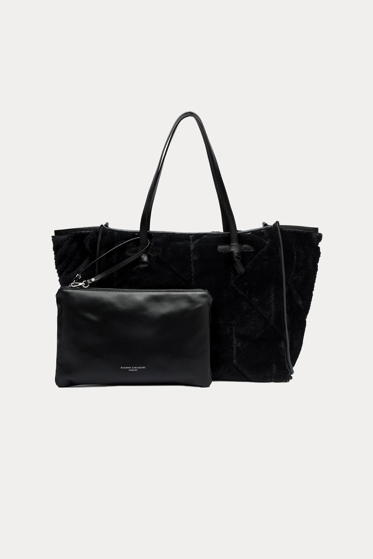 Gianni Chiarini Marcella Kapitone Desen Kürklü Shopping Bag Çanta-Libas Trendy Fashion Store