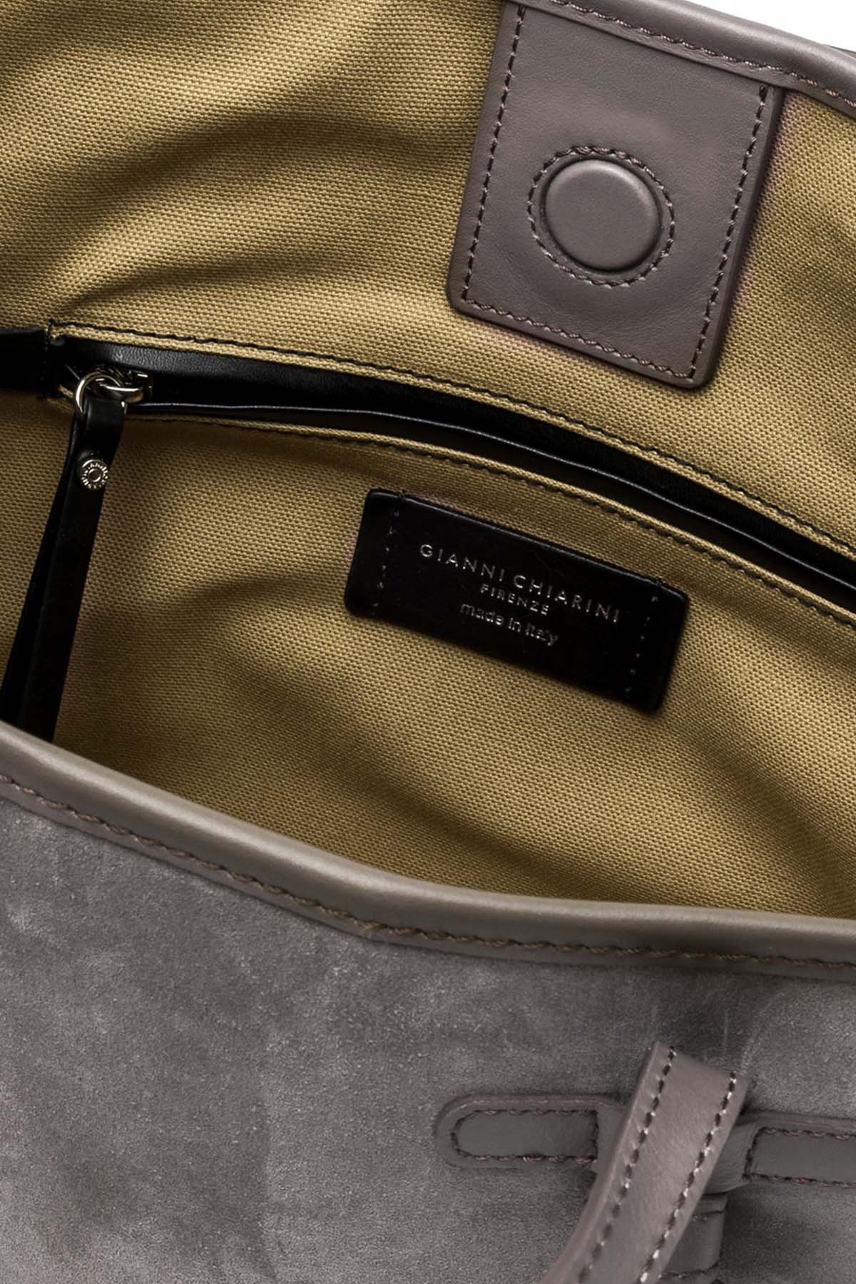 Gianni Chiarini Marcella Süet Shopping Bag Çanta-Libas Trendy Fashion Store