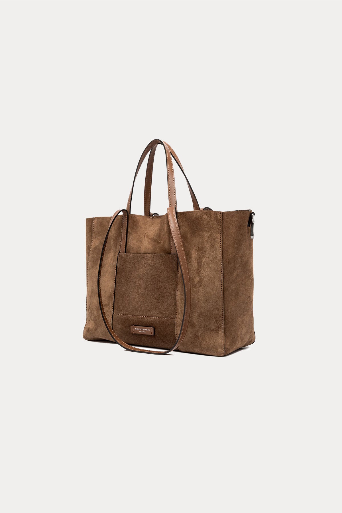 Gianni Chiarini Super Light Süet Shopping Bag Çanta-Libas Trendy Fashion Store