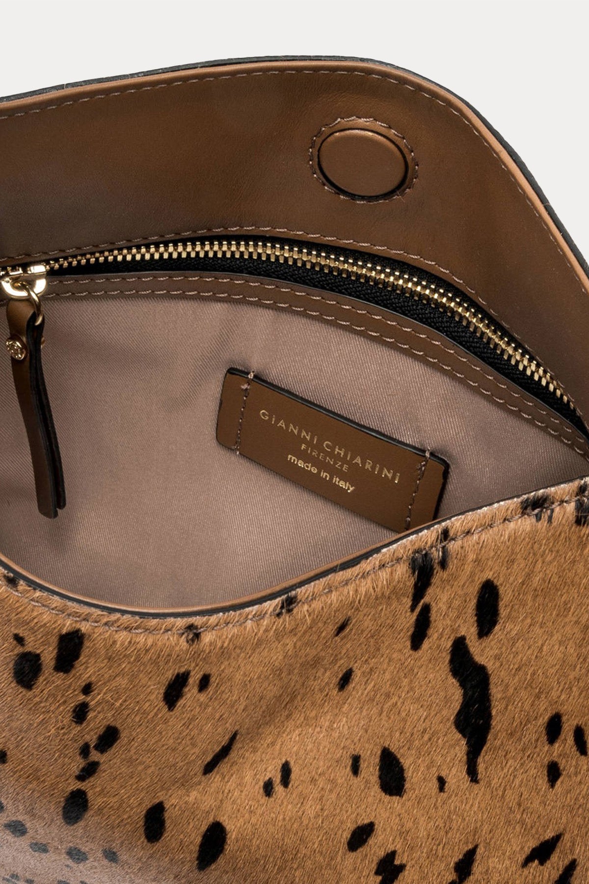 Gianni Chiarini Rene Tay Tüyü Desenli Omuz Çantası-Libas Trendy Fashion Store