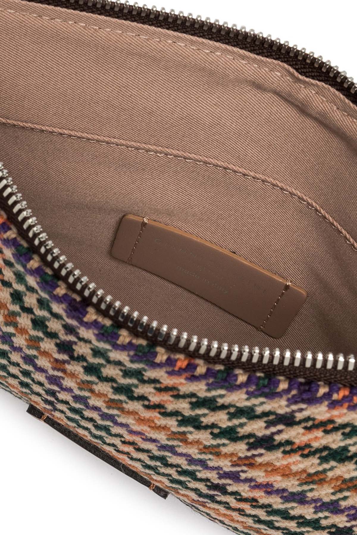 Gianni Chiarini Marcella Kazayağı Desenli Clutch Çanta-Libas Trendy Fashion Store