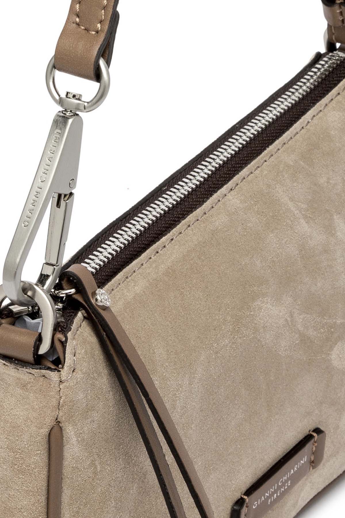 Gianni Chiarini Brooke Süet Omuz Çantası-Libas Trendy Fashion Store