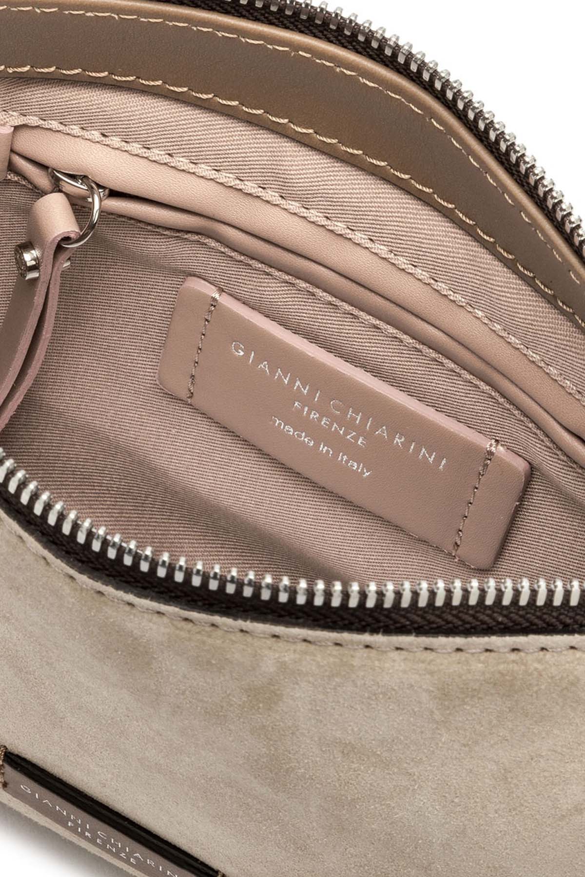 Gianni Chiarini Brooke Süet Omuz Çantası-Libas Trendy Fashion Store