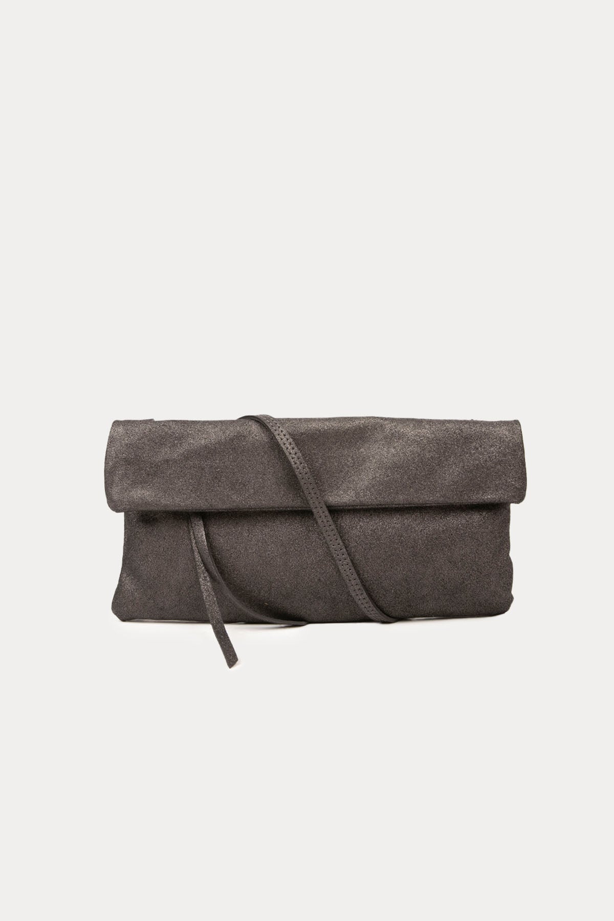 Gianni Chiarini Cherry Parlak Simli Deri Clutch Çanta-Libas Trendy Fashion Store