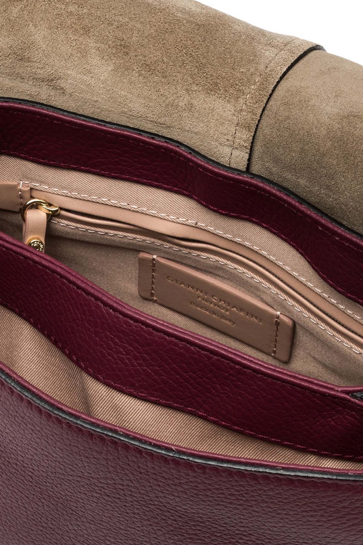 Gianni Chiarini Helena Geniş Askılı Deri Omuz Çantası-Libas Trendy Fashion Store