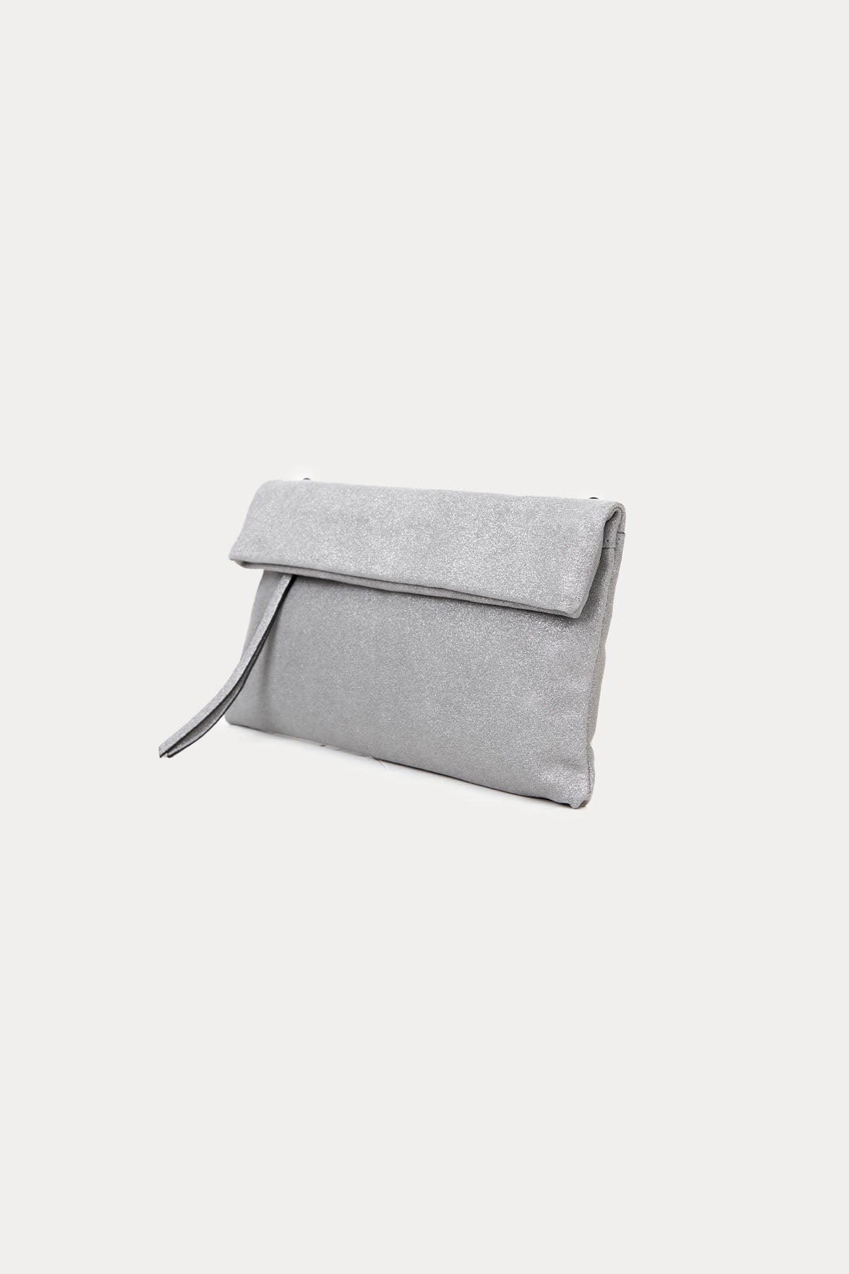 Gianni Chiarini Cherry Parlak Simli Deri Clutch Çanta-Libas Trendy Fashion Store