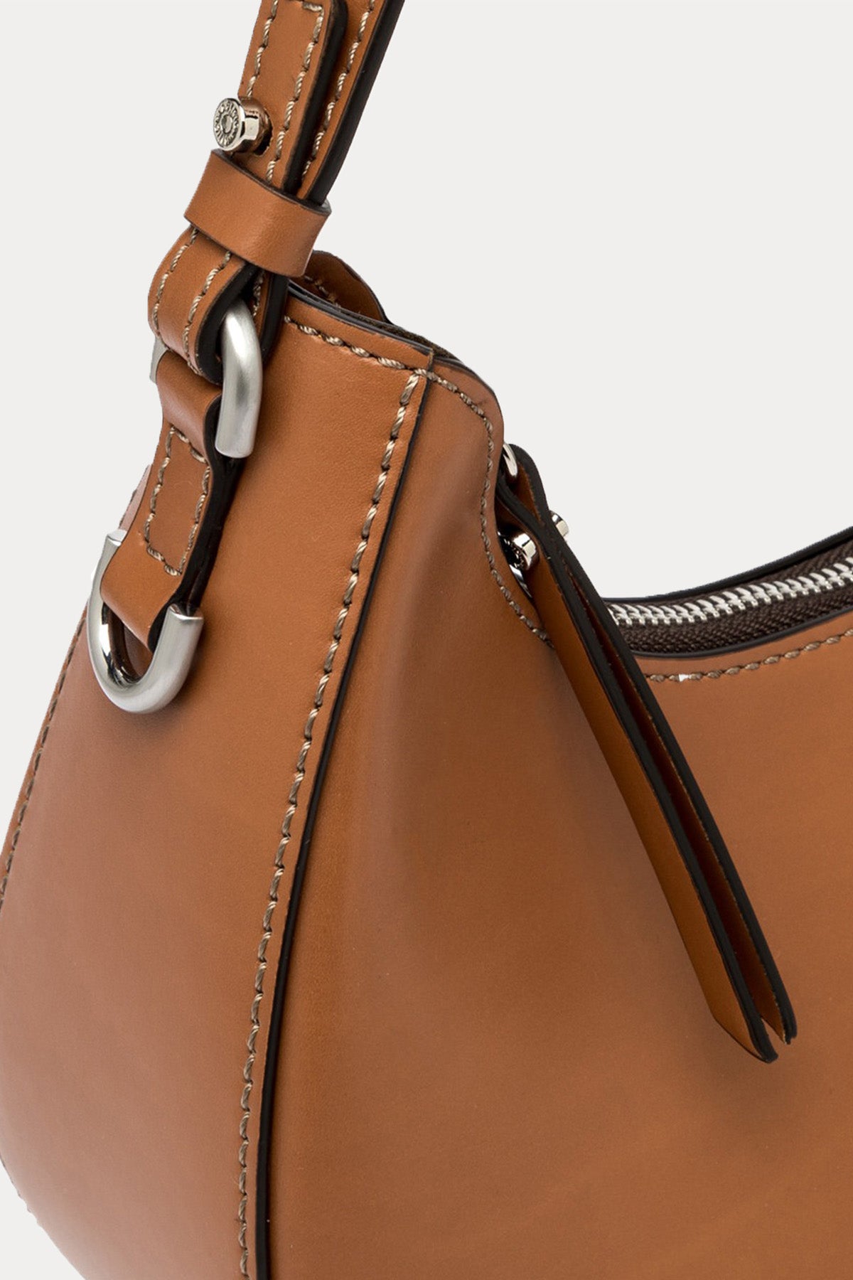 Gianni Chiarini Bianca Deri Omuz Çantası-Libas Trendy Fashion Store