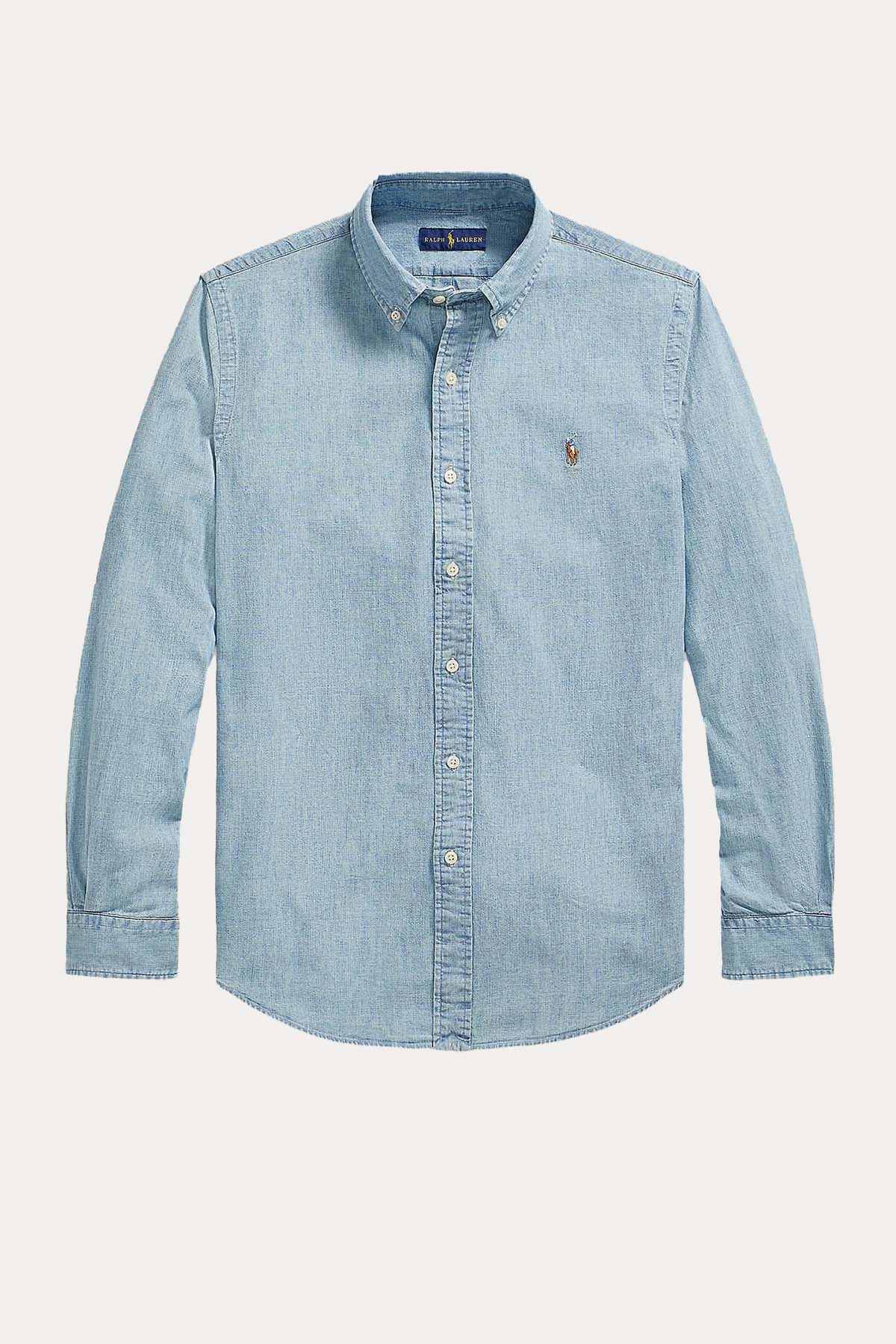 Polo Ralph Lauren Custom Fit Denim Gömlek-Libas Trendy Fashion Store