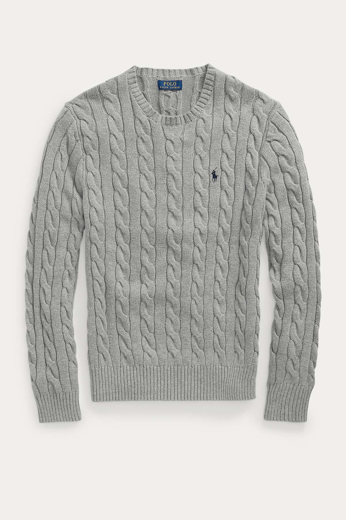 Polo Ralph Lauren Yuvarlak Yaka Saç Örgü Triko-Libas Trendy Fashion Store