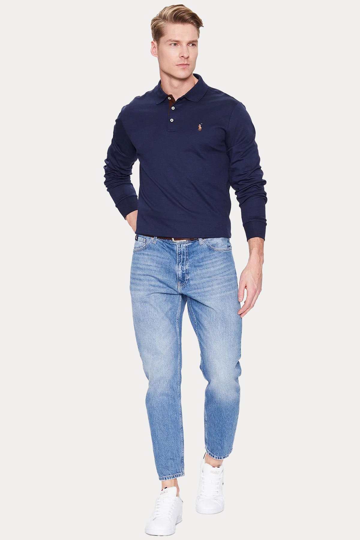 Polo Ralph Lauren Custom Slim Fit Polo Yaka T-shirt-Libas Trendy Fashion Store