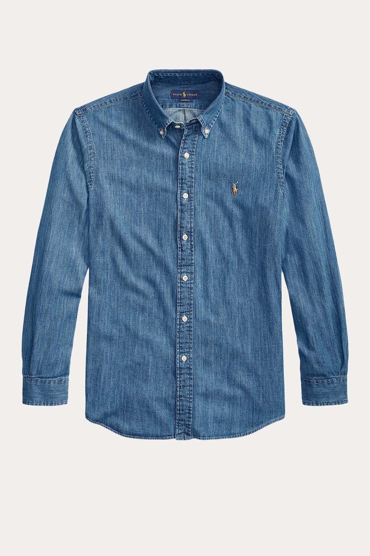 Polo Ralph Lauren Custom Fit Denim Gömlek-Libas Trendy Fashion Store