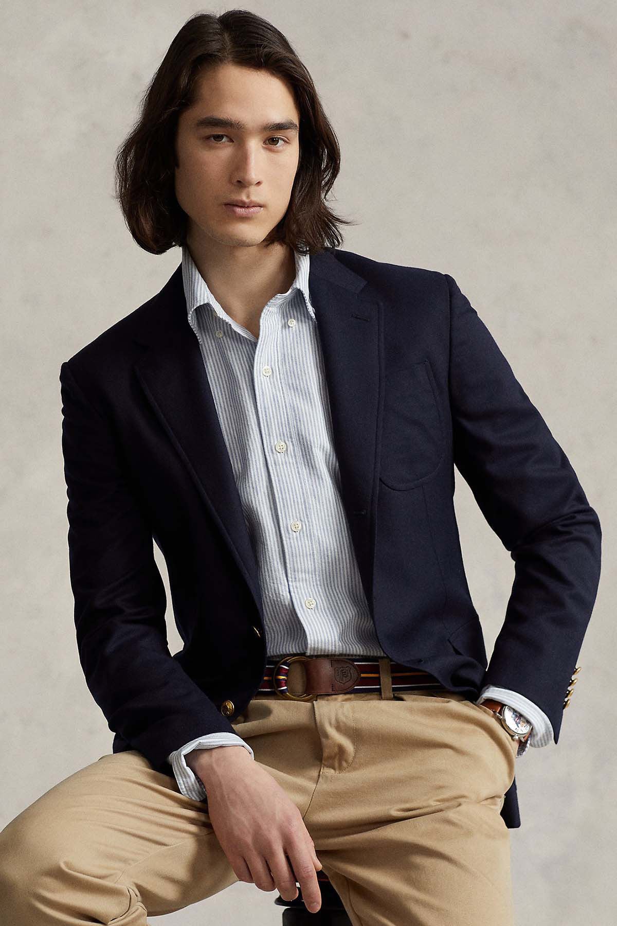 Polo Ralph Lauren Custom Fit Çizgili Oxford Gömlek-Libas Trendy Fashion Store