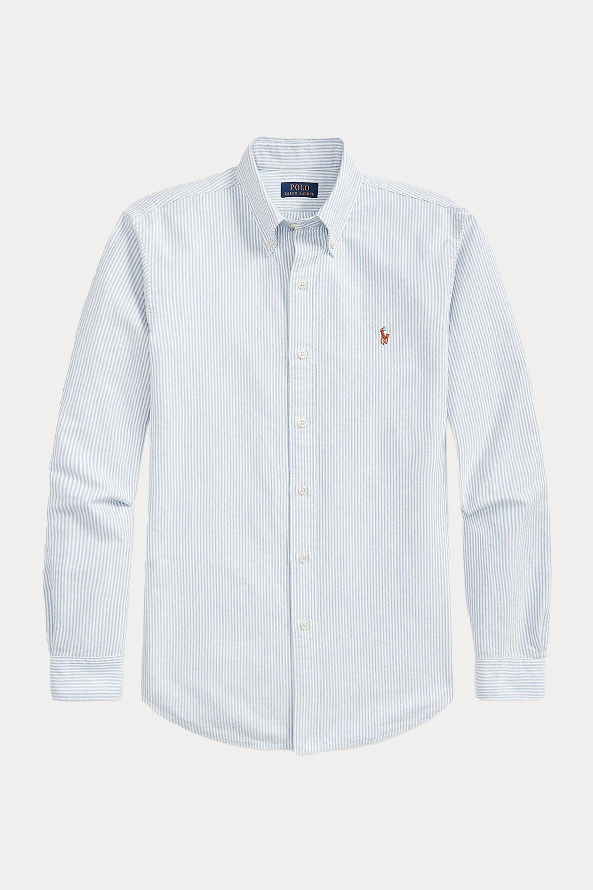 Polo Ralph Lauren Custom Fit Çizgili Oxford Gömlek-Libas Trendy Fashion Store